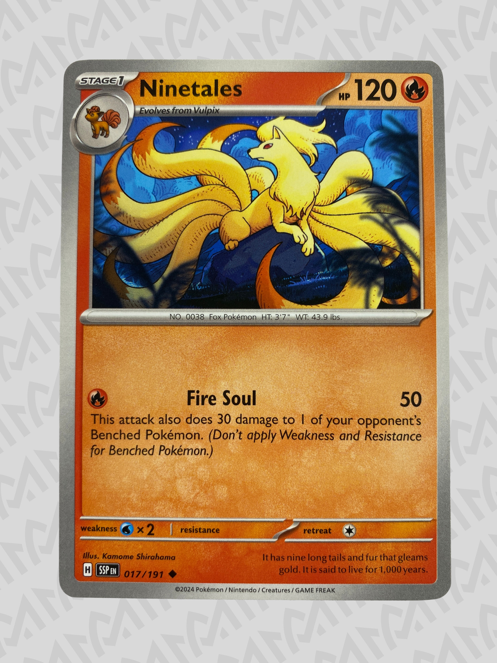 Ninetales 017/191 - Surging Sparks - Inglés