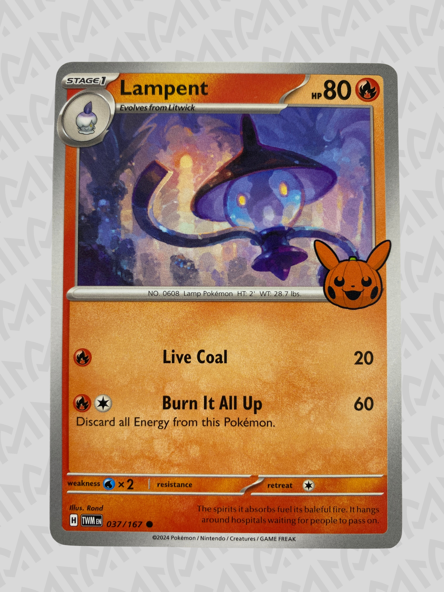 Lampent 037/167 - Twilight Masquerade (Trick or Trade) - Inglés