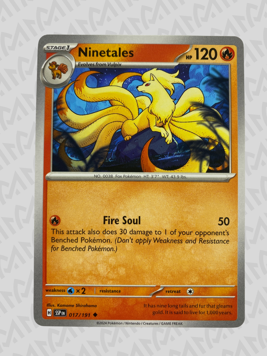 Ninetales 017/191 - Surging Sparks - Inglés