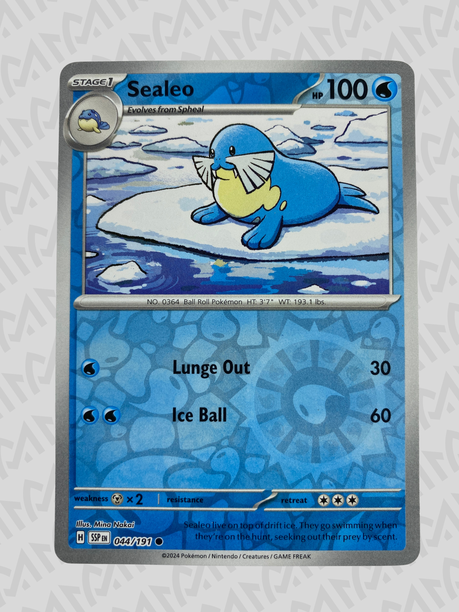 Sealeo 044/191 - Surging Sparks - Inglés