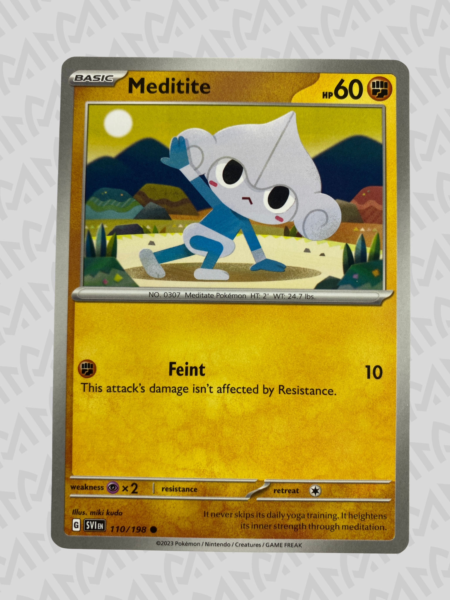 Meditite 110/198 Common - Scarlet & Violet - Inglés