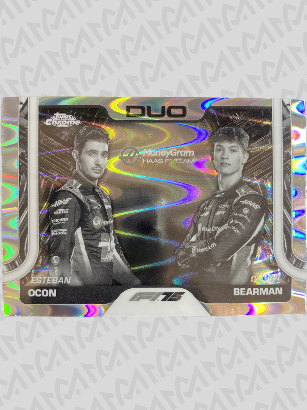 Esteban Ocon & Oliver Bearman - Duo Wave Refractor Haas