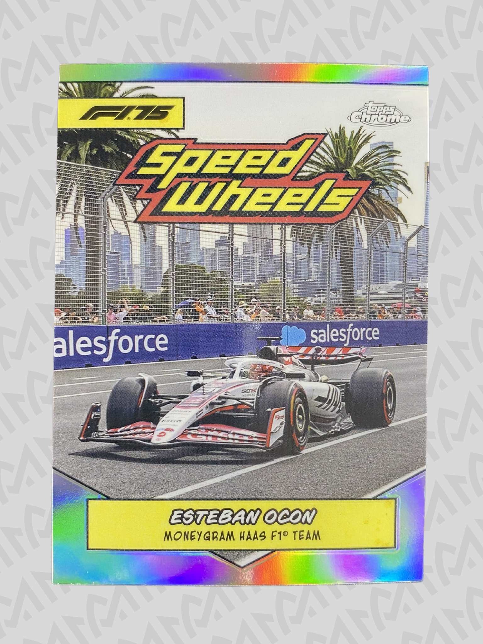 Esteban Ocon - Topps Chrome F1 Insert Speed Wheels