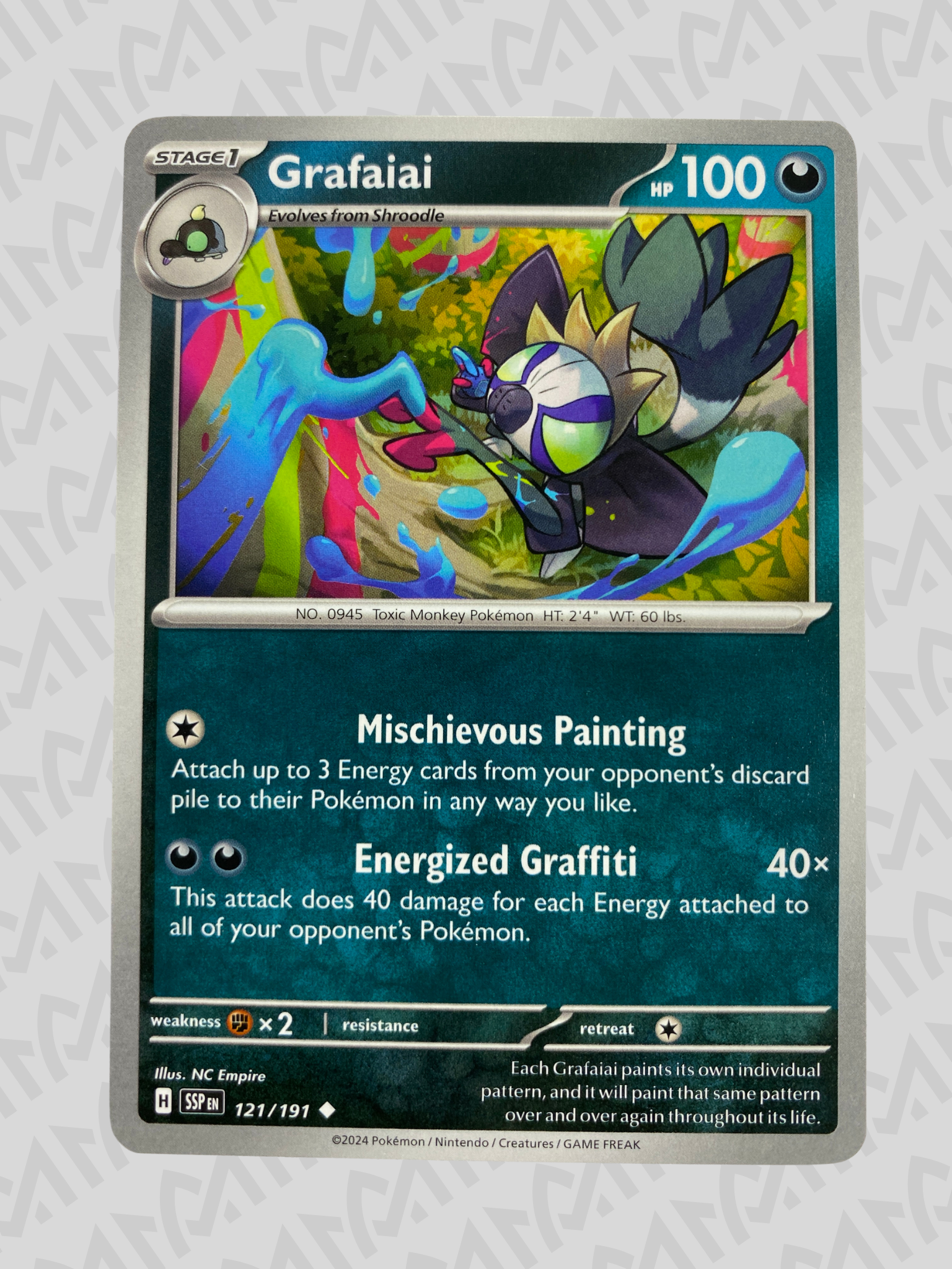 Grafaiai 121/191 Uncommon - Surging Sparks - Inglés