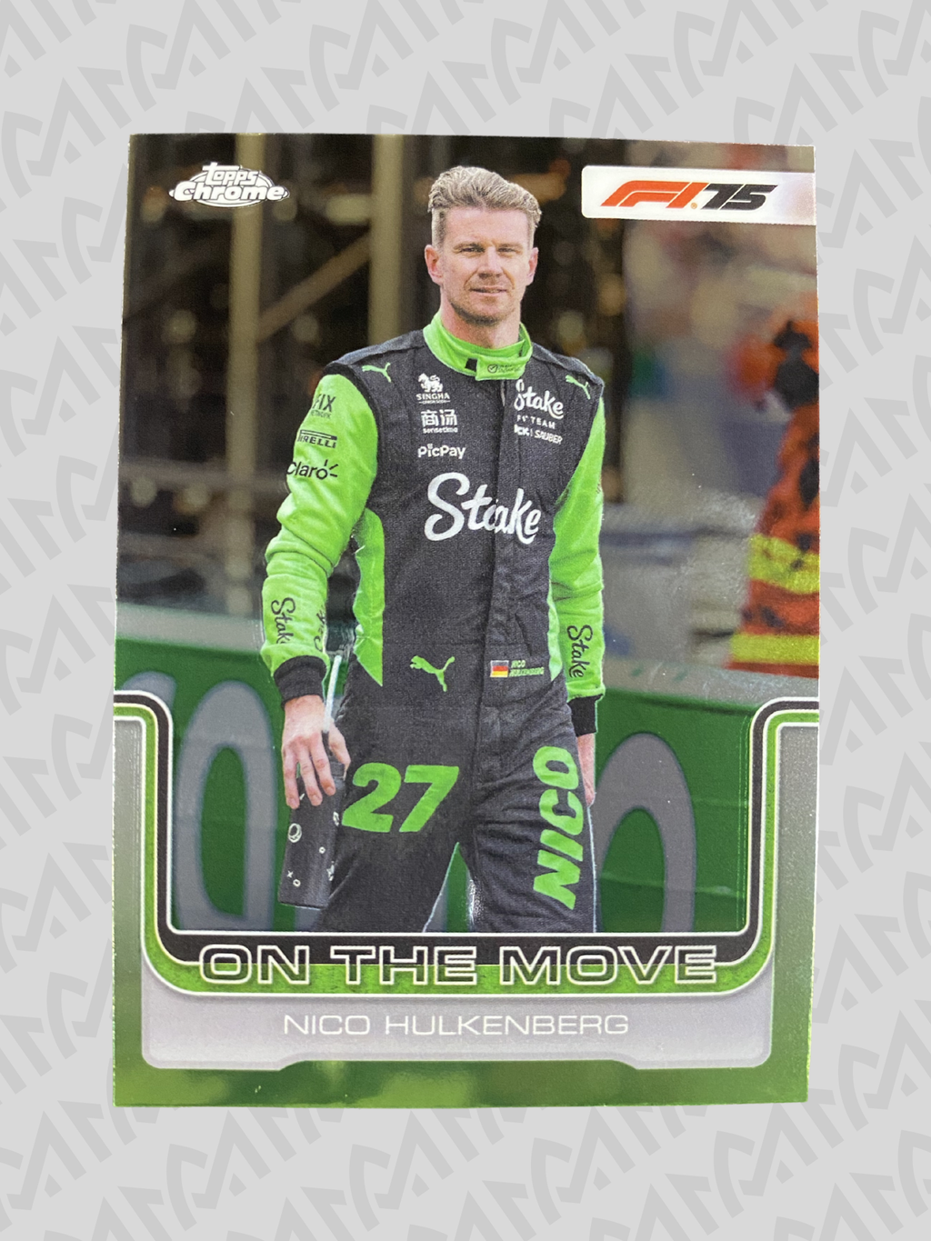 Nico Hulkenberg - Topps Chrome F1 "On The Move" Insert