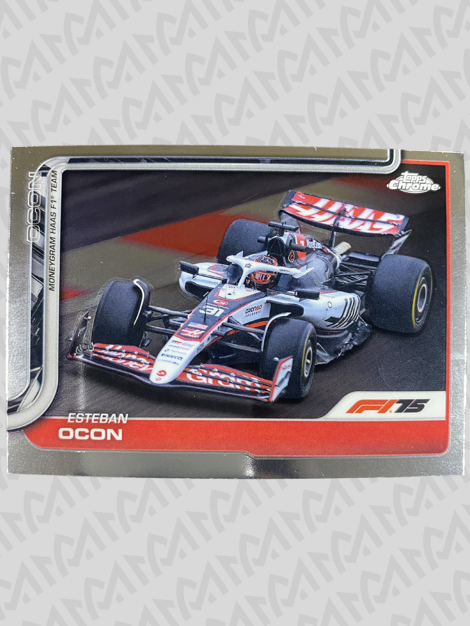Esteban Ocon - Topps Chrome F1 - Haas Car Action #31