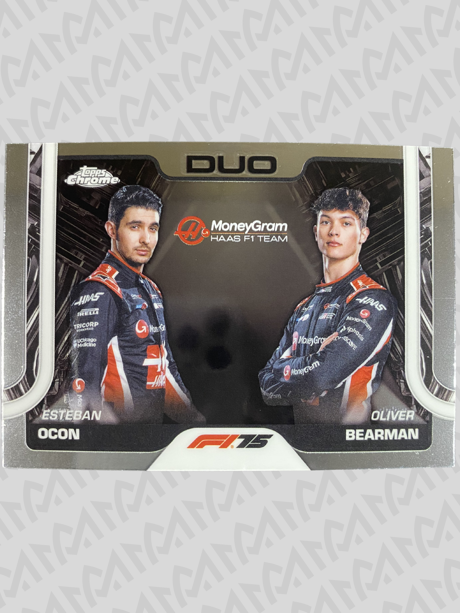 Ocon & Bearman - Topps Chrome F1 DUO Insert