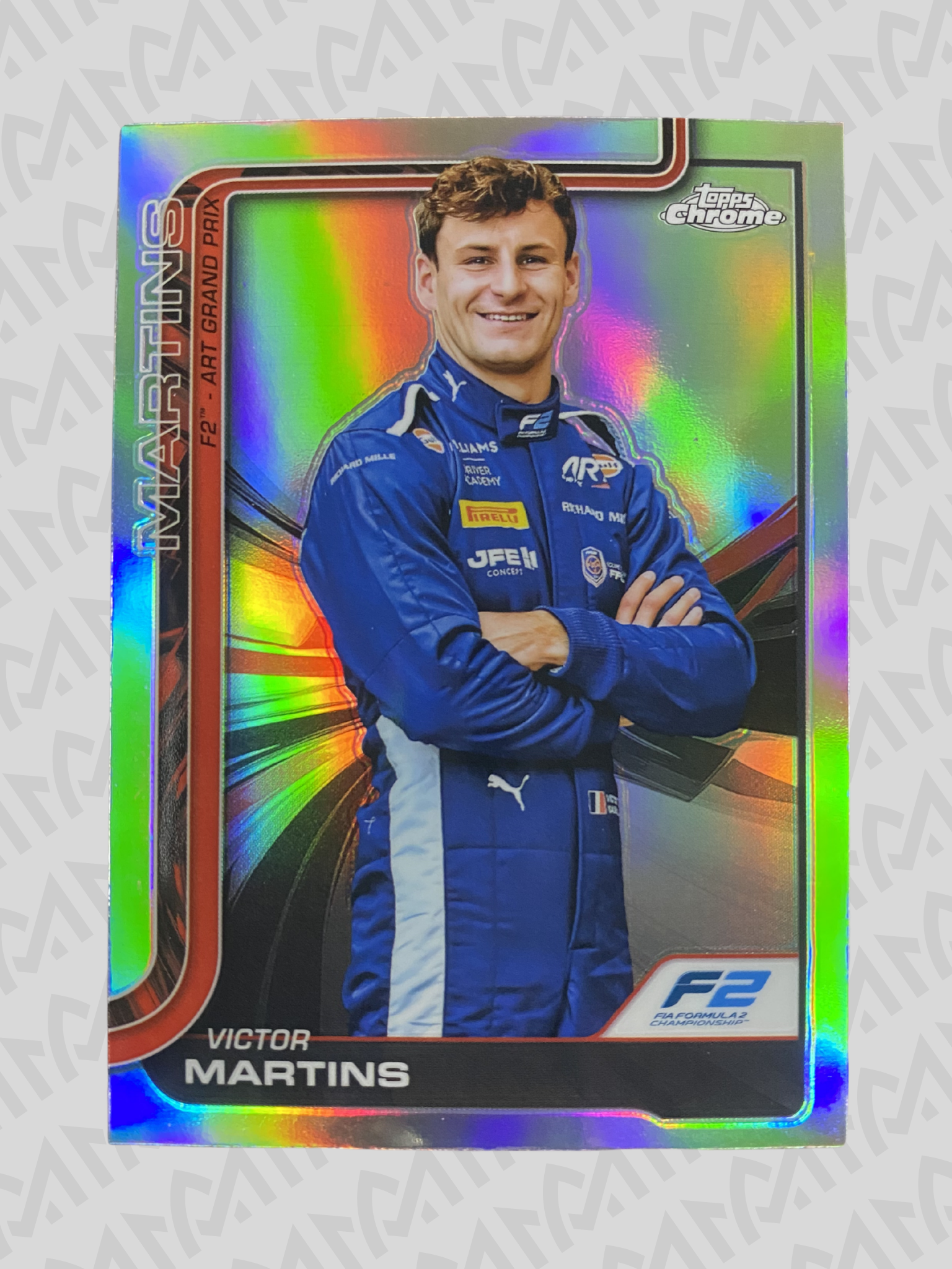 Victor Martins - Topps Chrome Formula 2 Rainbow Refractor