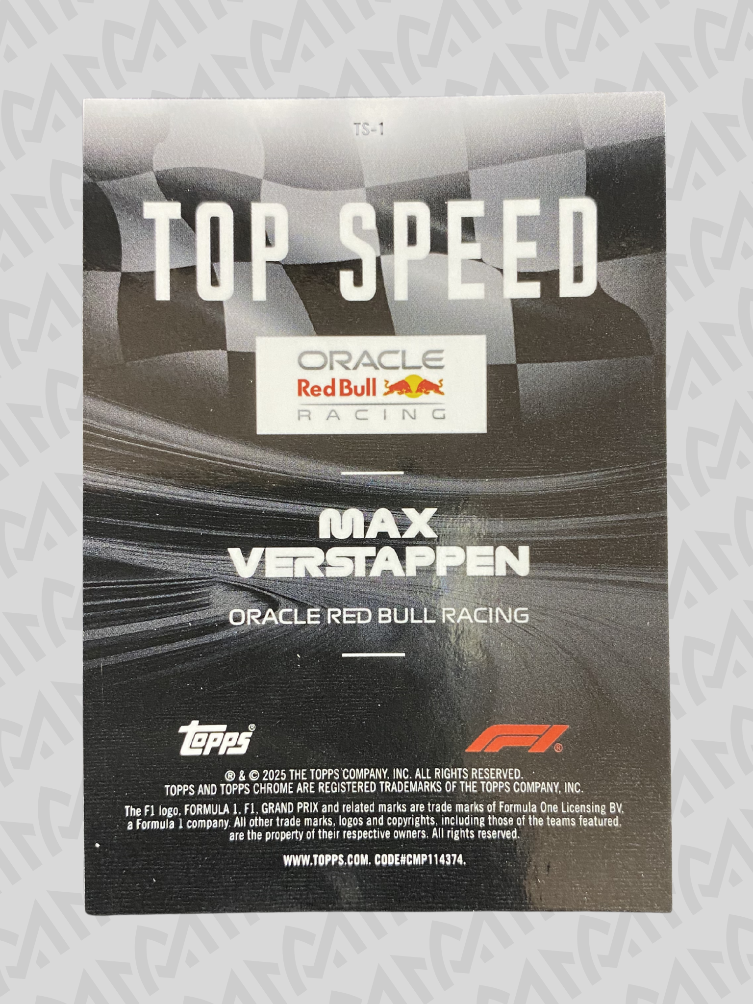 Max Verstappen - Speed Demon Refractor Australian GP Red Bull Racing