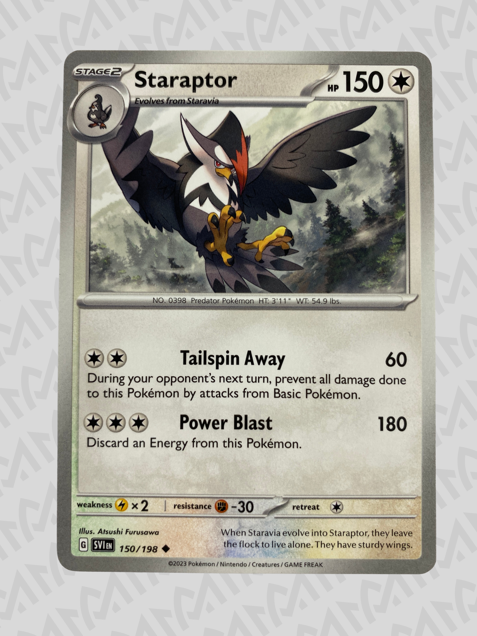 Staraptor 150/198 Diamond - Scarlet & Violet - Inglés