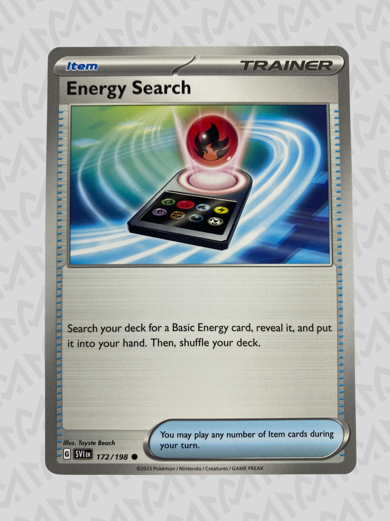 Energy Search 172/198 Circle - Scarlet & Violet - Inglés