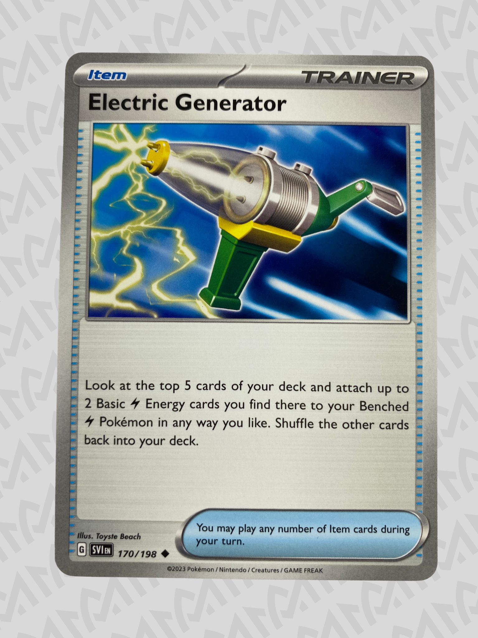 Electric Generator 170/198 - Scarlet & Violet - Inglés