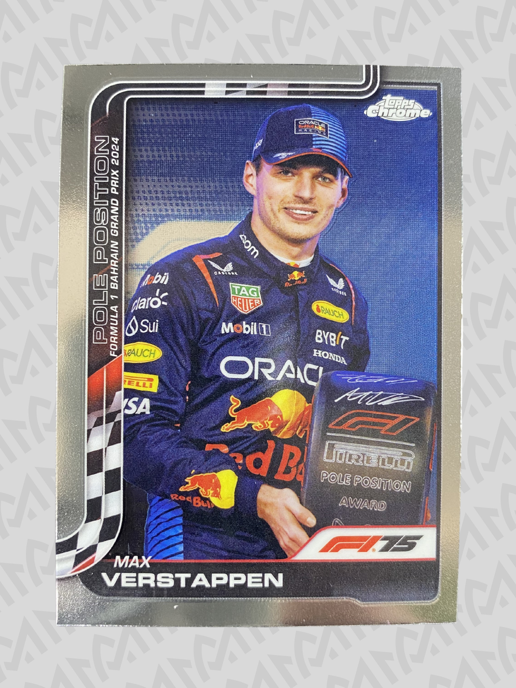 Max Verstappen - Pole Position Award Bahrain GP 2024 Refractor