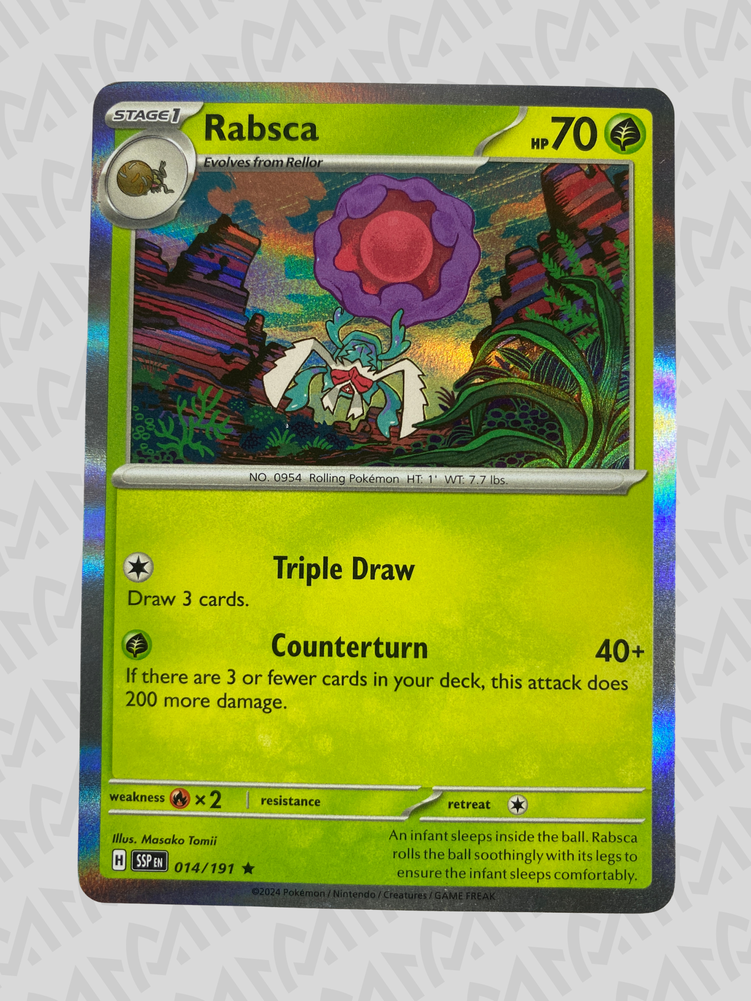 Rabsca 014/191 Rare Holo - Surging Sparks - Inglés