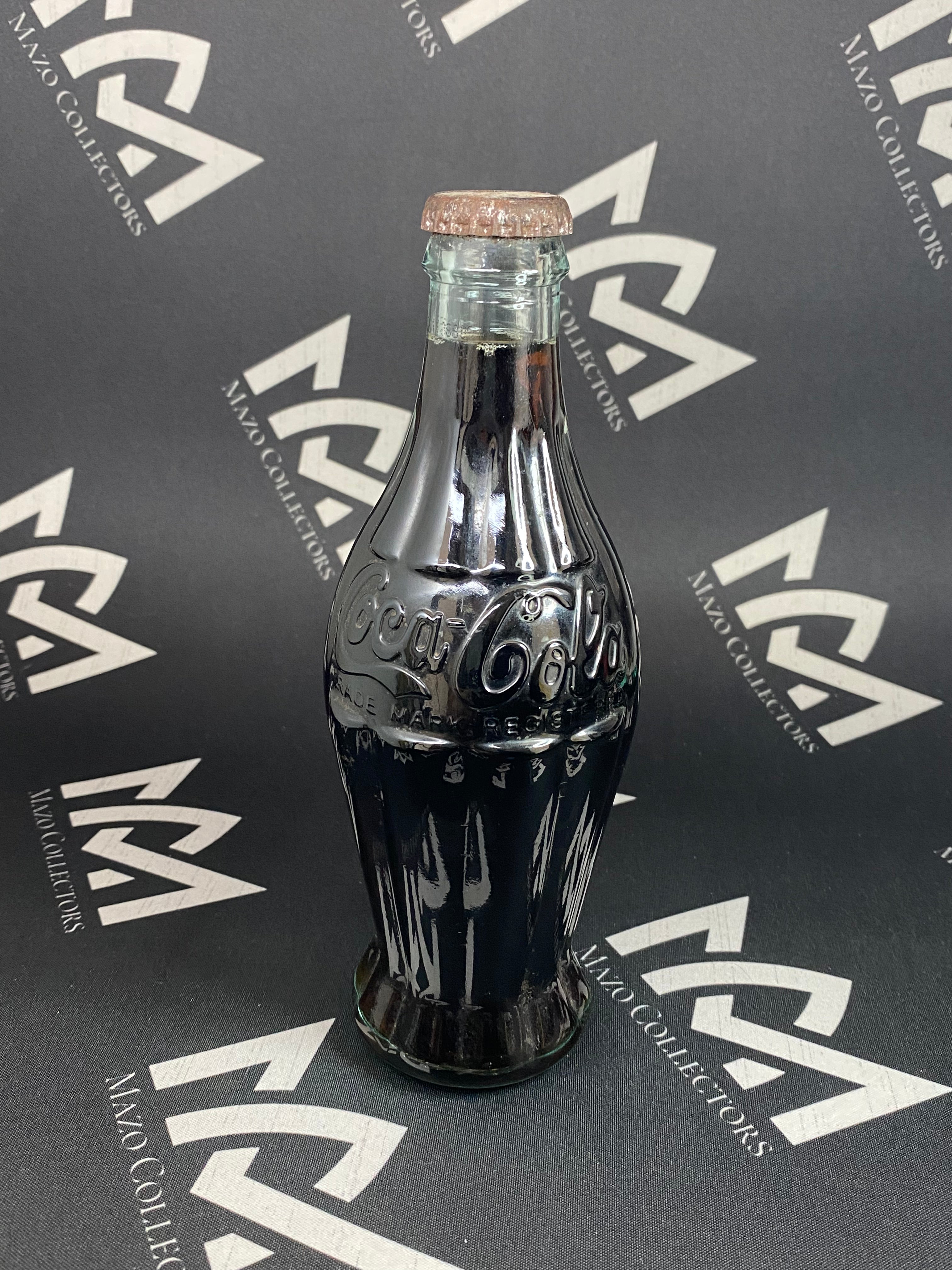 Coca Cola - 120 Aniversario 2006 - Botella 275ml Llena Sin Abrir Edición Especial Panzona Rayada