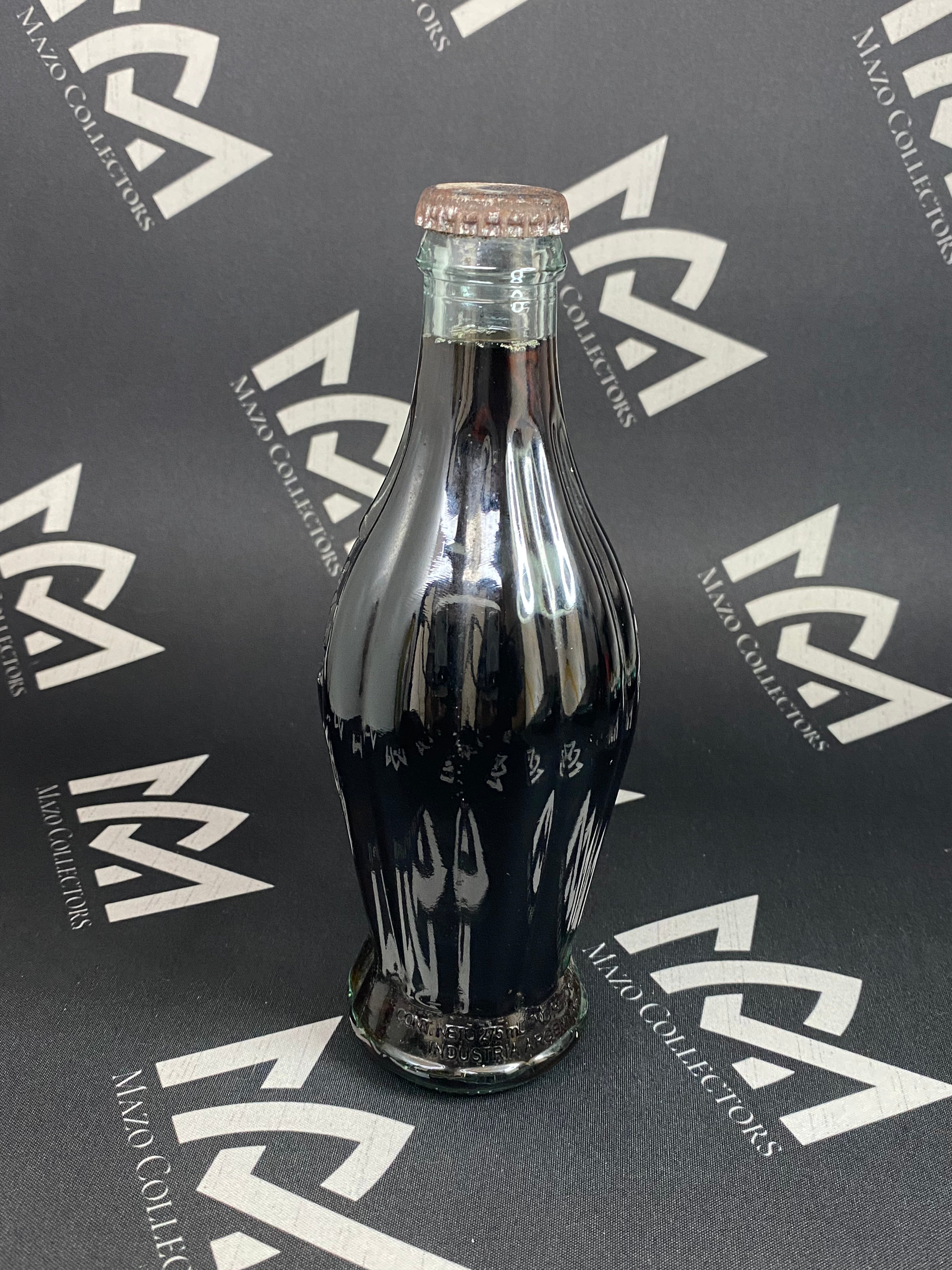 Coca Cola - 120 Aniversario 2006 - Botella 275ml Llena Sin Abrir Edición Especial Panzona Rayada
