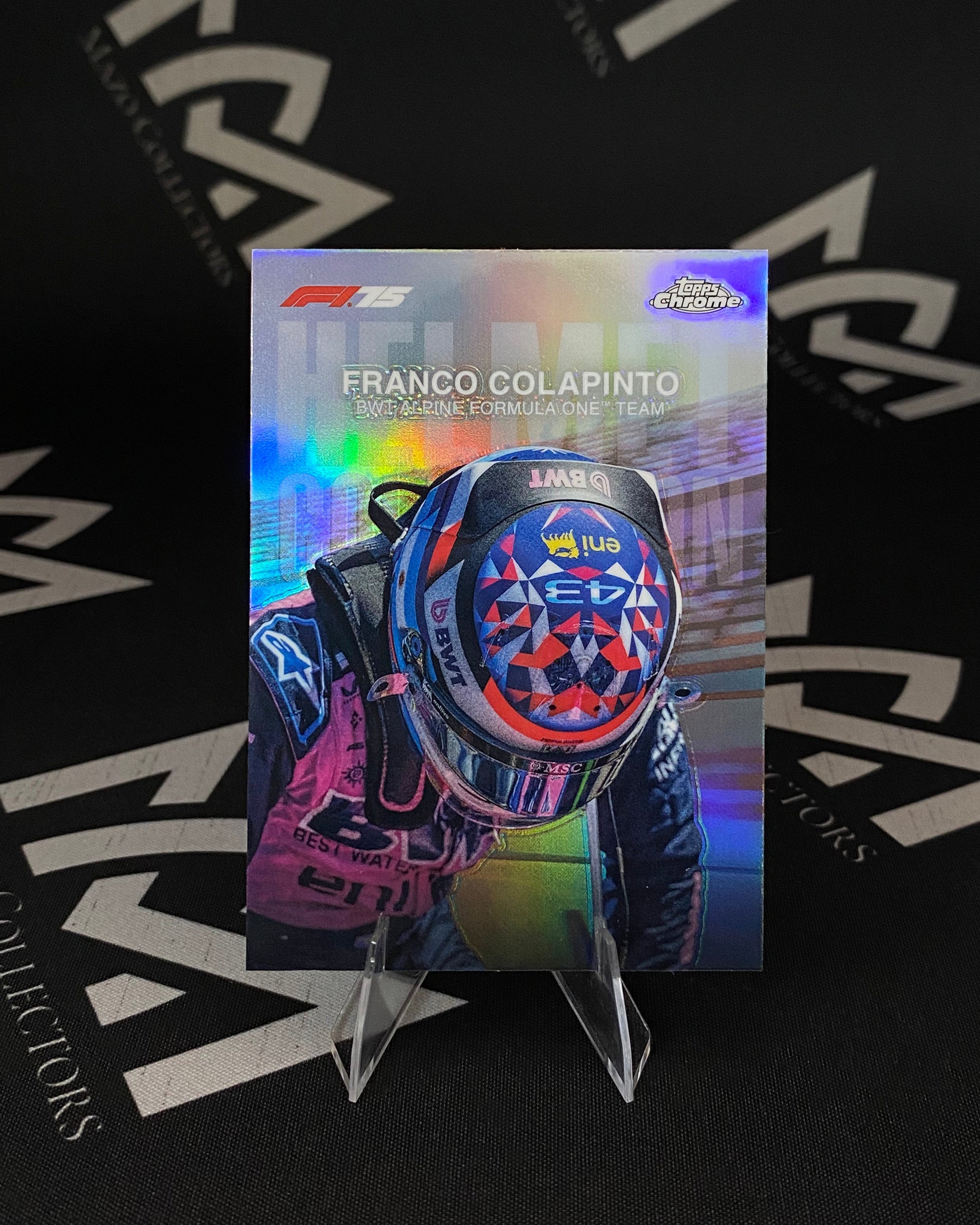 Franco Colapinto 2025 Topps Chrome F1 - Helmet