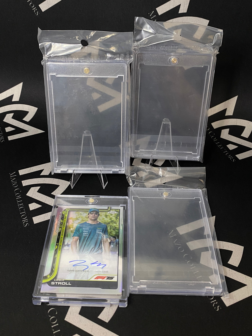 Soporte transparente para tarjetas con Iman, Acrilico.
