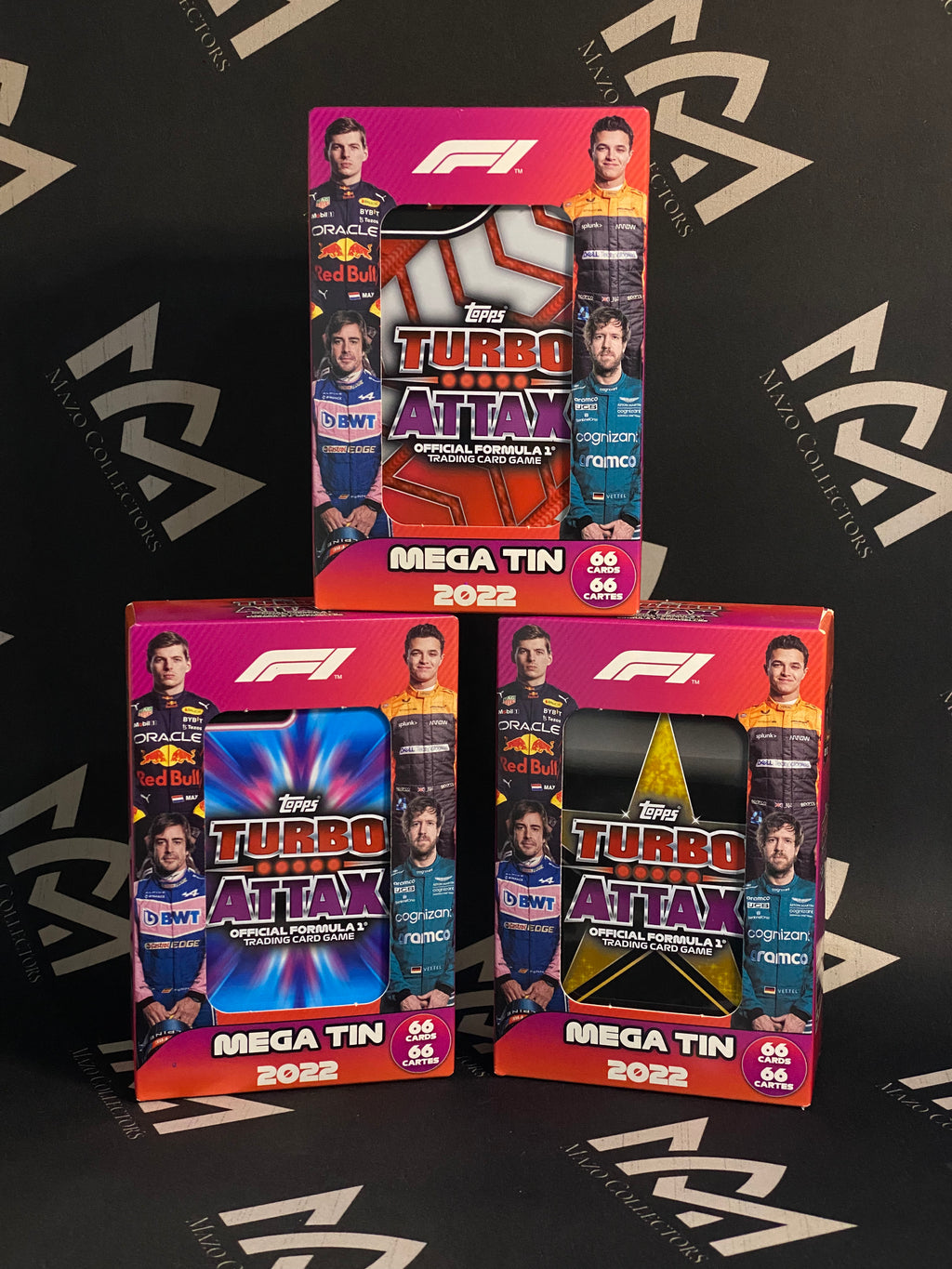 2022 Topps Formula 1 Turbo Attax - Mega Tin Box