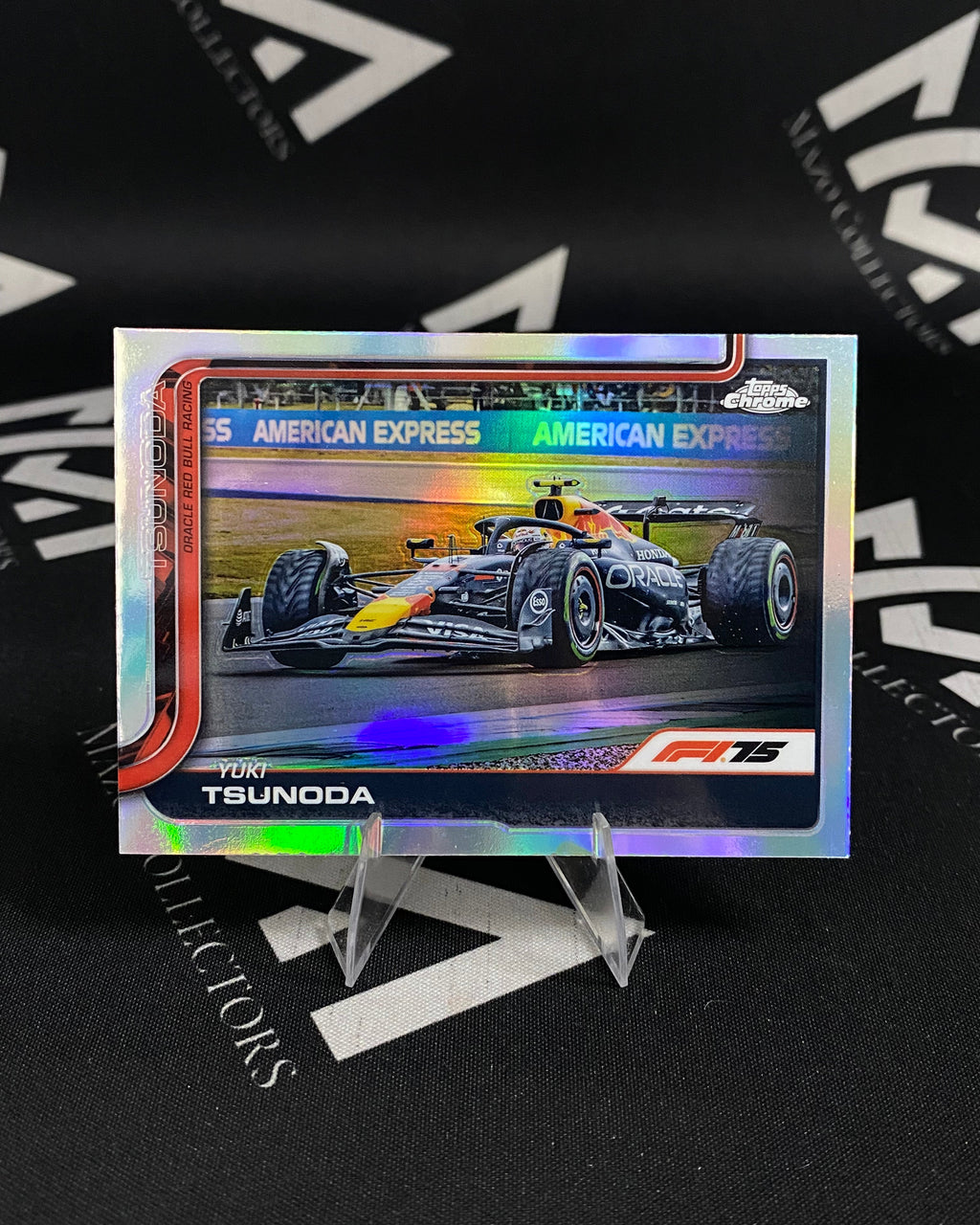 Yuki Tsunoda Base Refractor (Auto) - Topps Chrome F1 2025