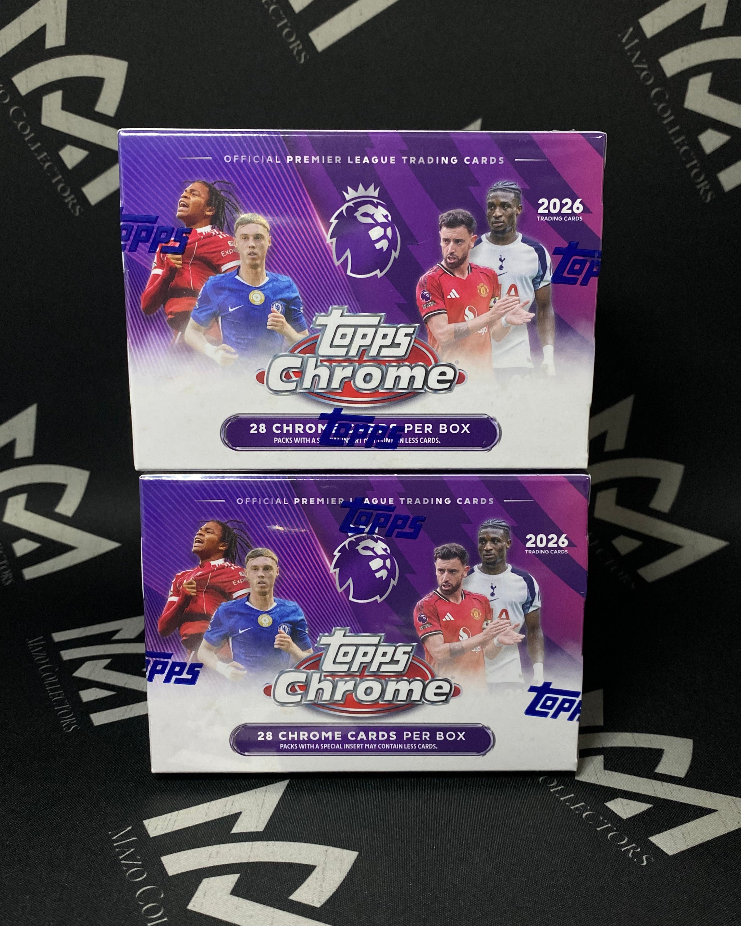 2026 Topps Chrome Premier League Soccer - Blaster Box