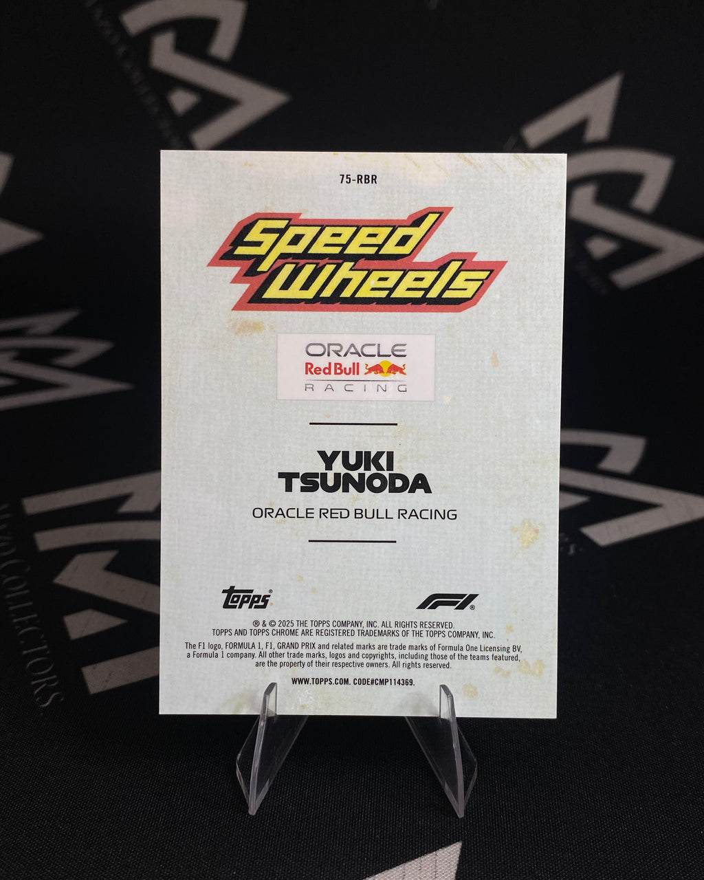 Yuki Tsunoda "Speed Wheels" 033/199 Refractor - Topps Chrome F1 2025