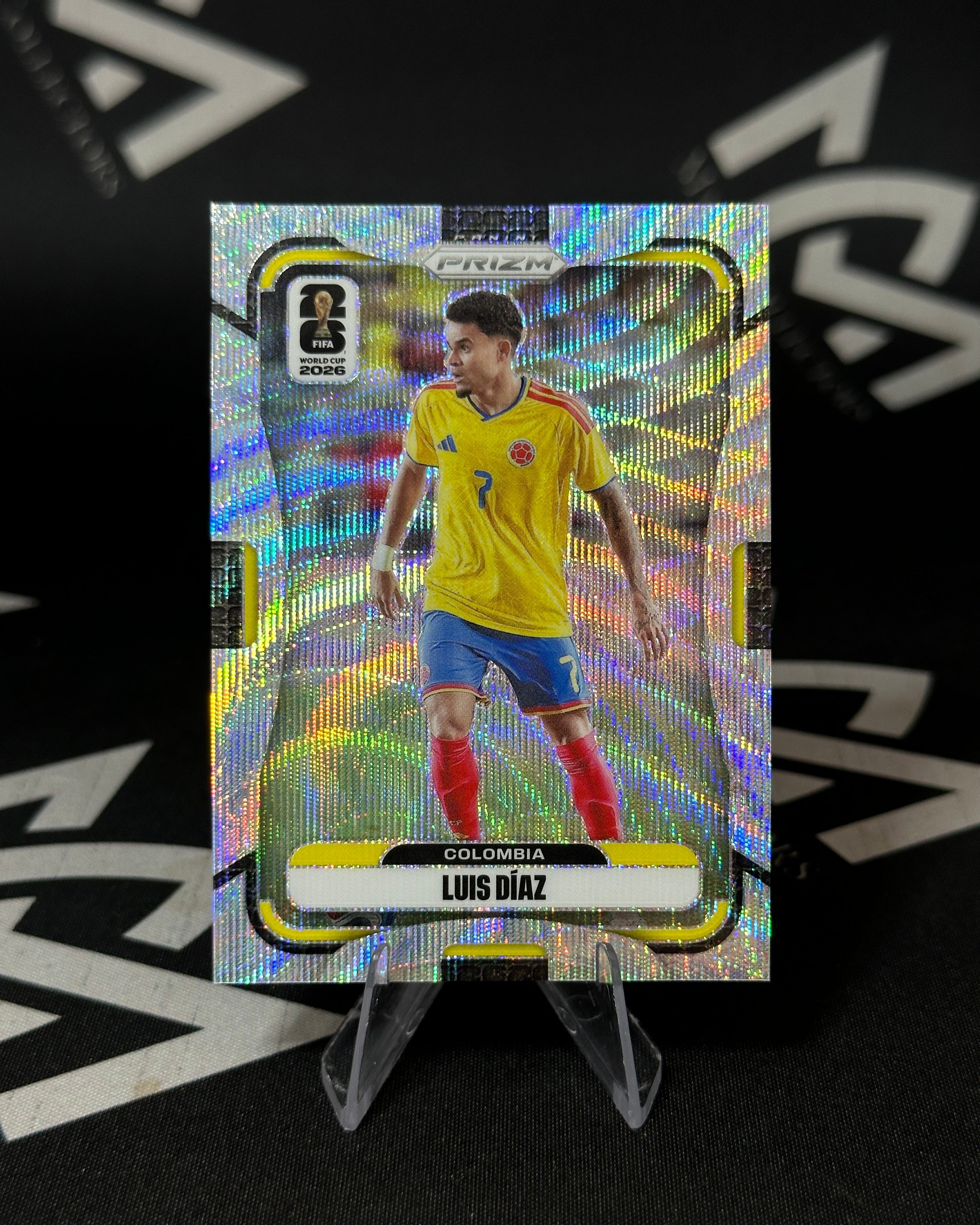 Luis Díaz – Wave Prizm - Panini Prizm FIFA World Cup 2026