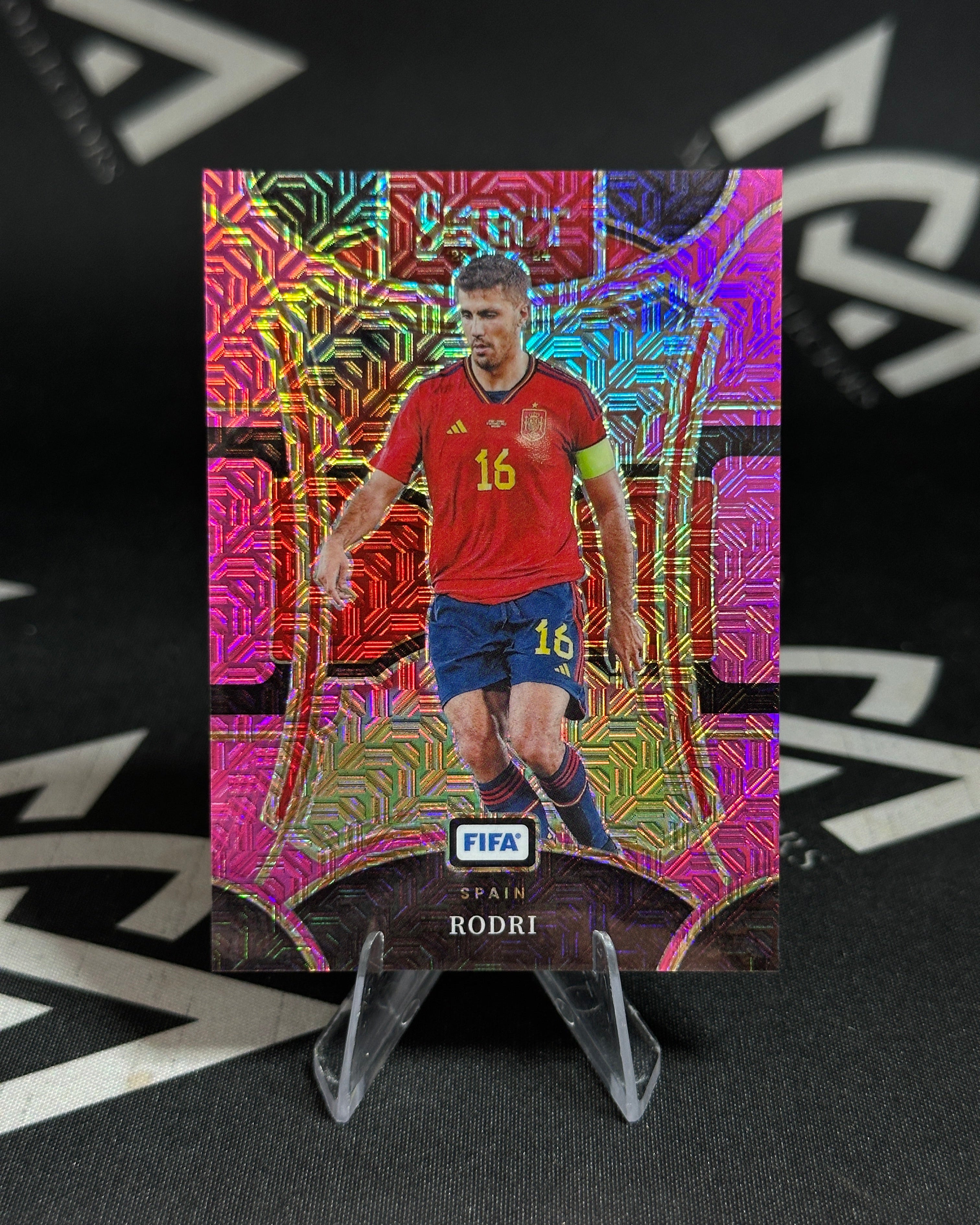 Rodri – Pink Mojo Prizm 164/199 - Panini Select FIFA 2023-24