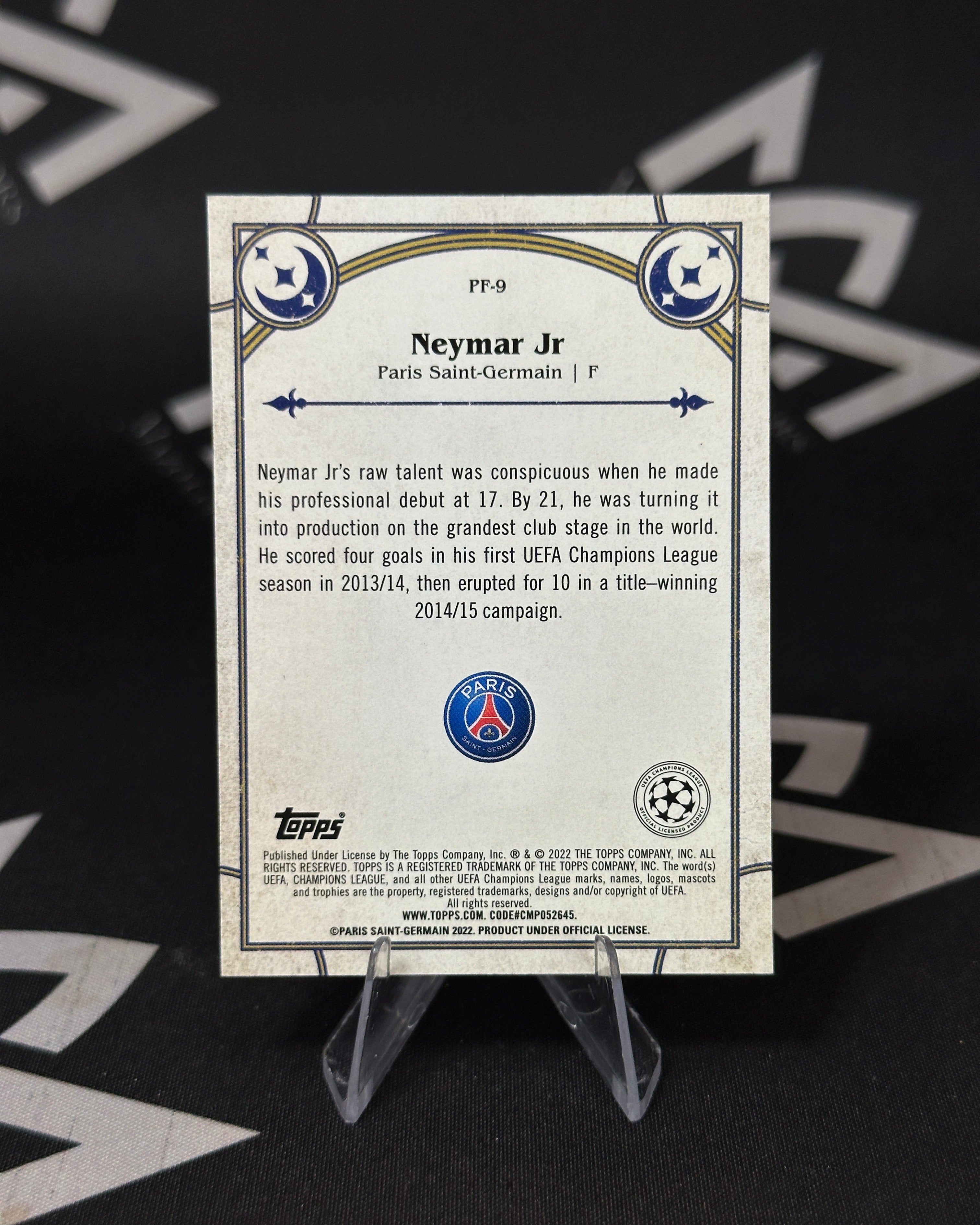 Neymar Jr. – Prophecy Fulfilled PSG – Topps Merlin UEFA Champions League 2022