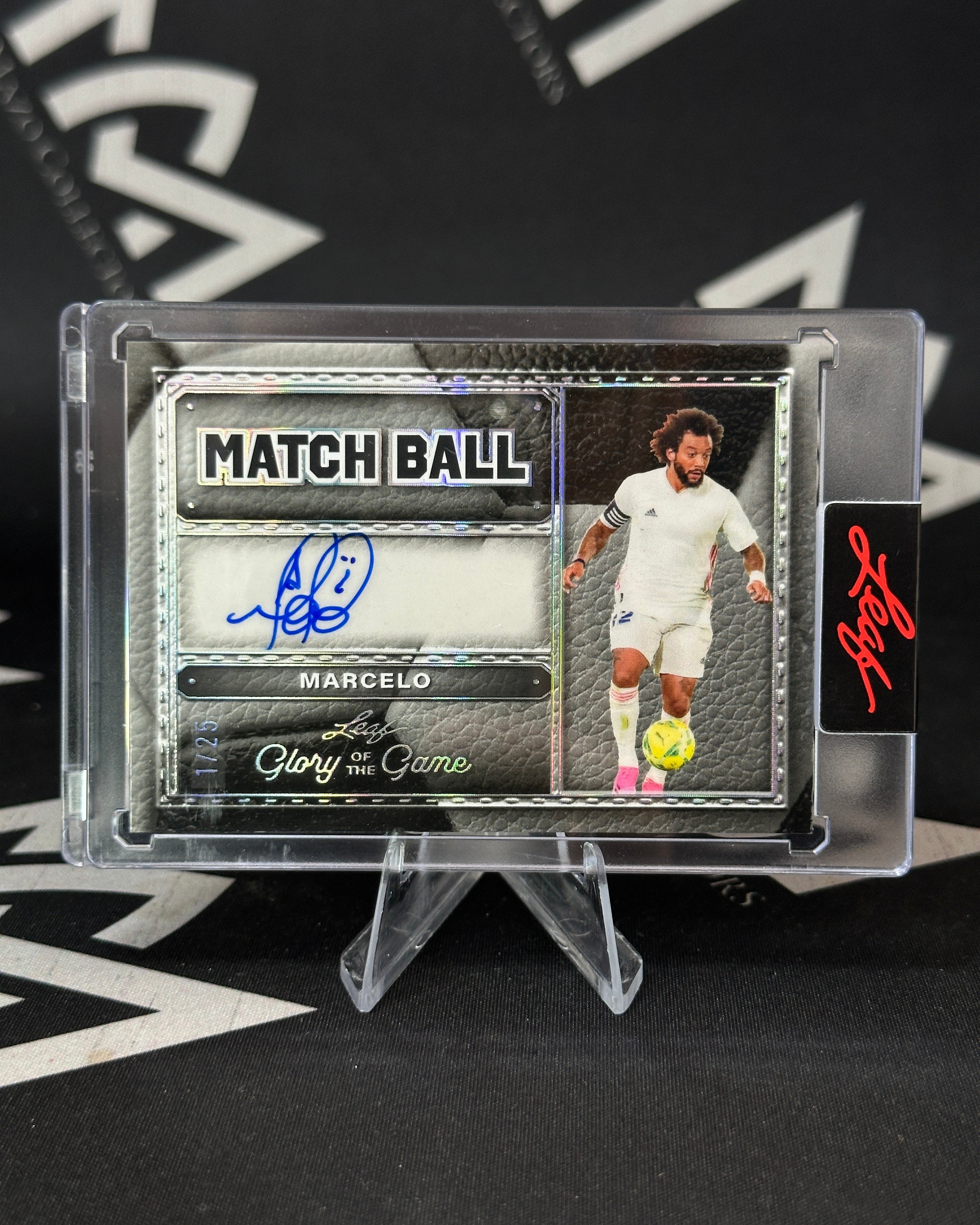 Marcelo – Autógrafo Match Ball 17/25 – Leaf Glory of the Game 2026