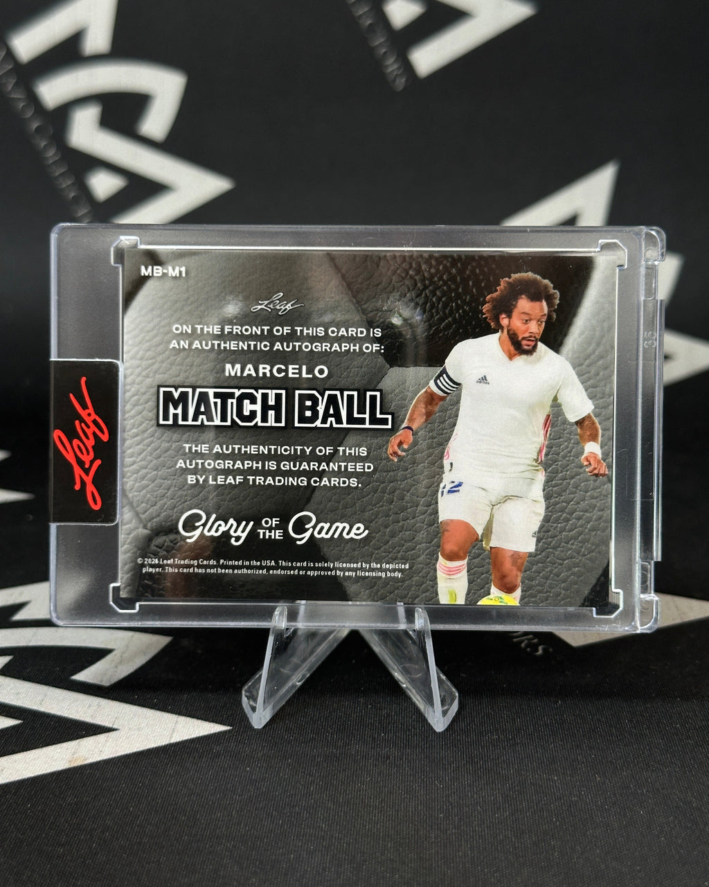 Marcelo – Autógrafo Match Ball 17/25 – Leaf Glory of the Game 2026