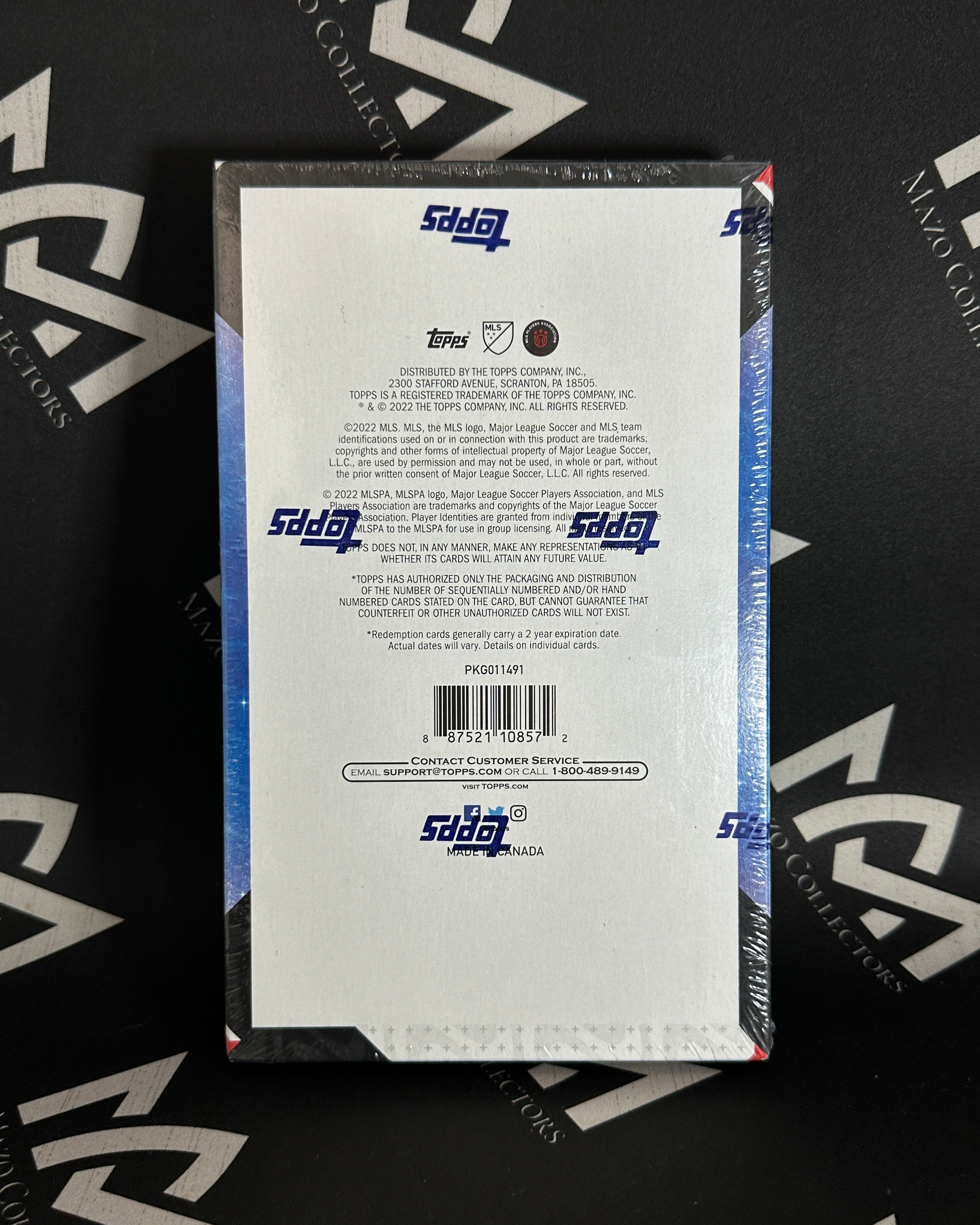 2022 Topps Major League Soccer MLS Hobby Box – 24 Sobres – 3 Autógrafos o Reliquias – Caja Sellada
