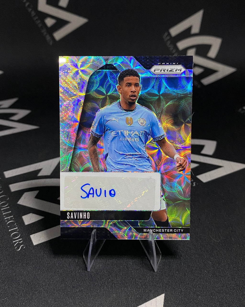 Savinho - Manchester City Autografo - Panini Prizm Premier League 2024/25