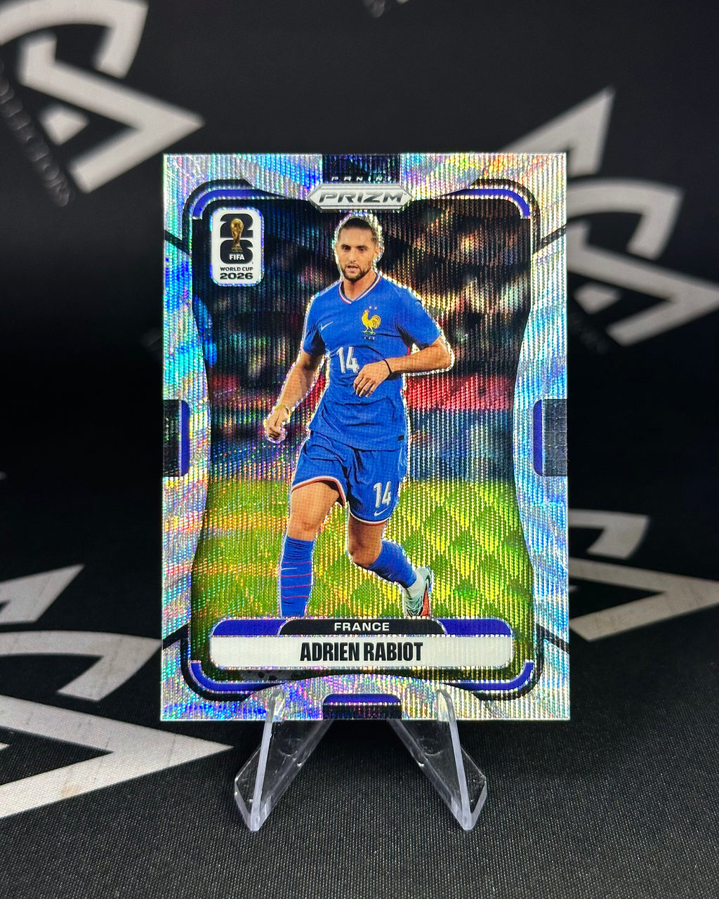 Adrien Rabiot – Wave Prizm – Panini Prizm FIFA World Cup 2026