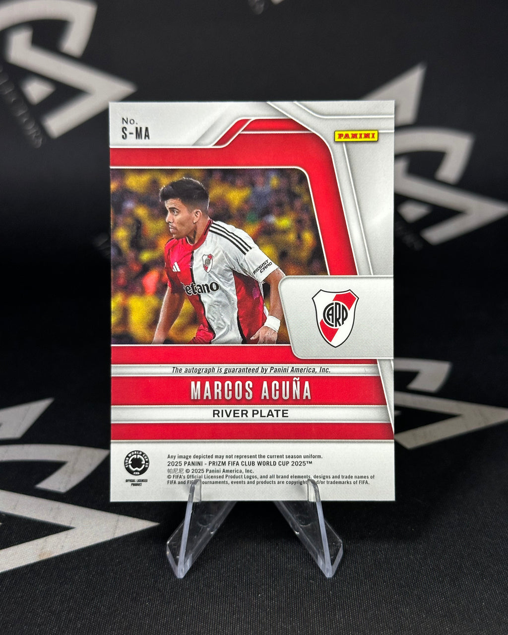 Marcos Acuña – Autógrafo River Plate – Panini Prizm FIFA Club World Cup 2025