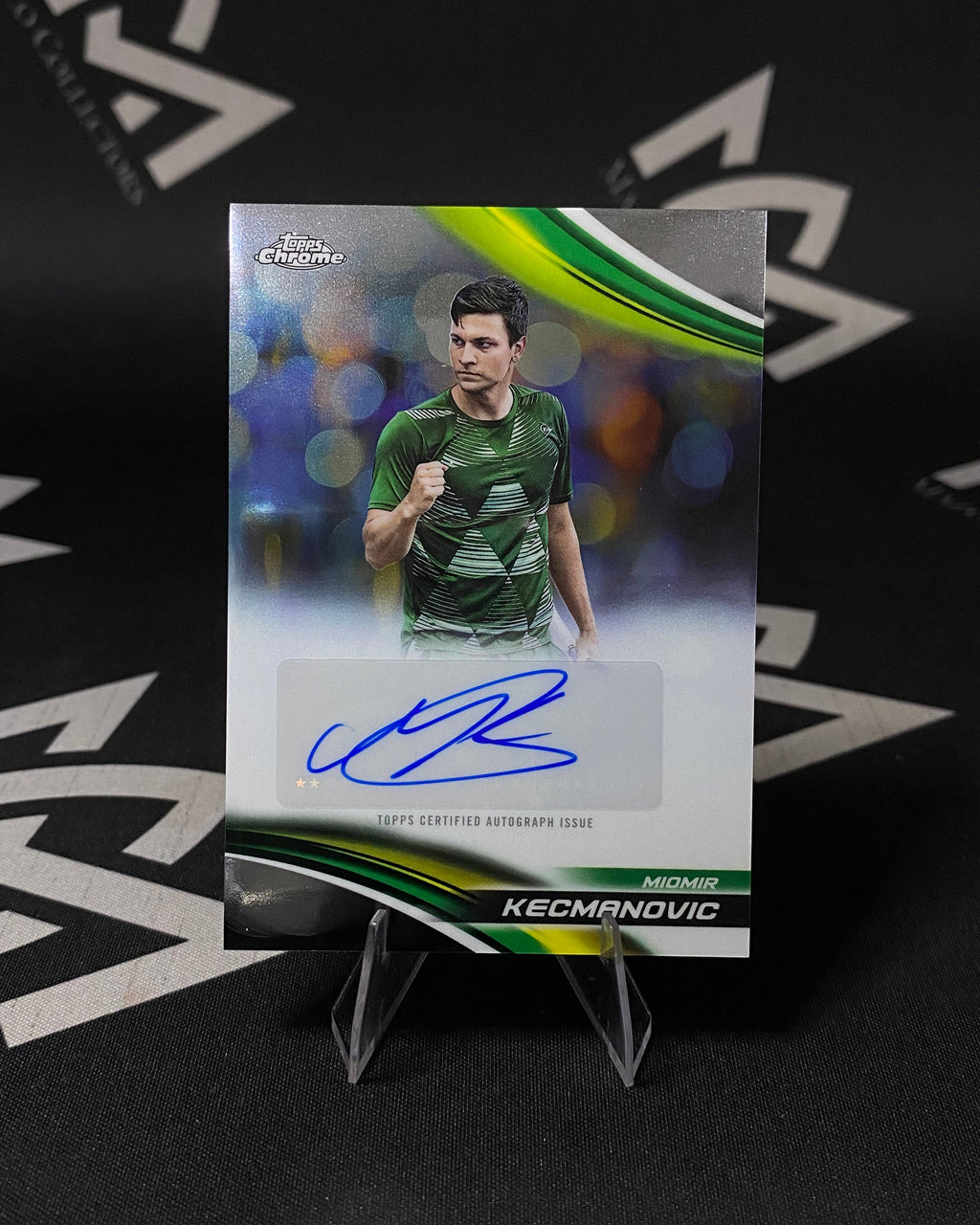 Miomir Kecmanovic - Autógrafo Refractor - Topps Chrome Tennis 2025