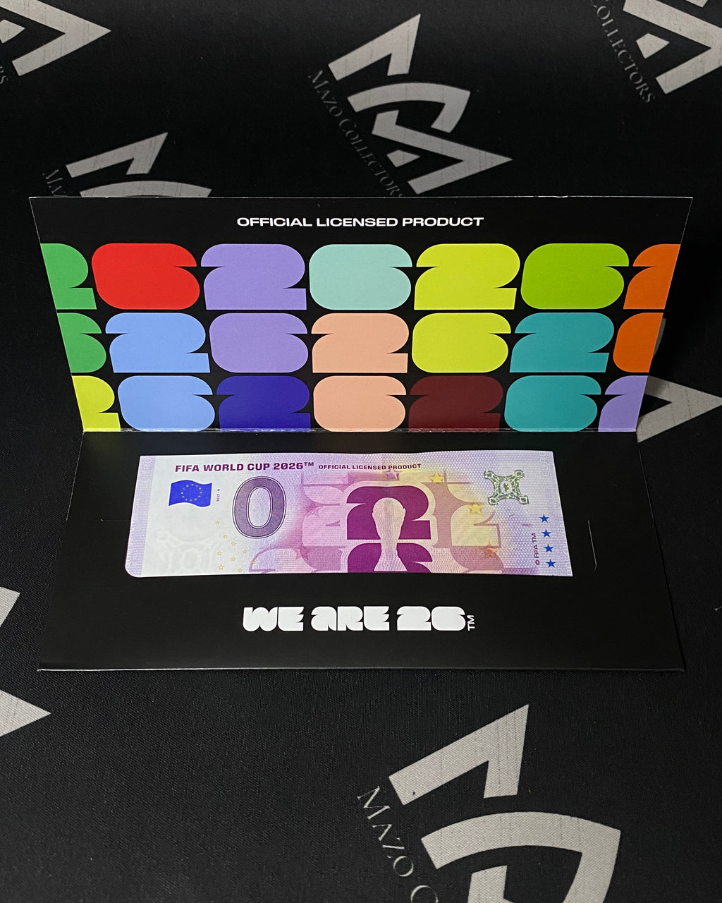 Billete Coleccionable Mundial FIFA 2026 - 0 Euro Souvenir Oficial - Producto Oficial Licenciado