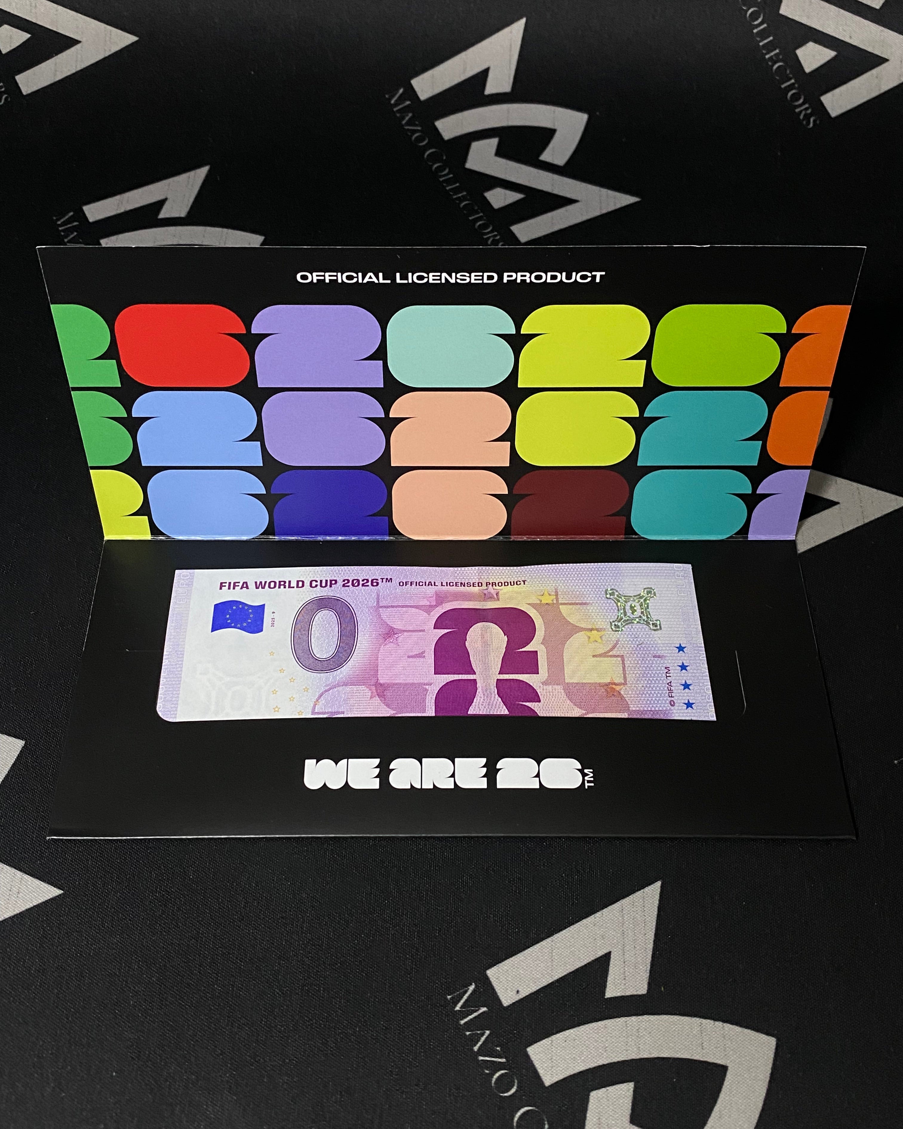 Billete Coleccionable Mundial FIFA 2026 - 0 Euro Souvenir Oficial - Producto Oficial Licenciado