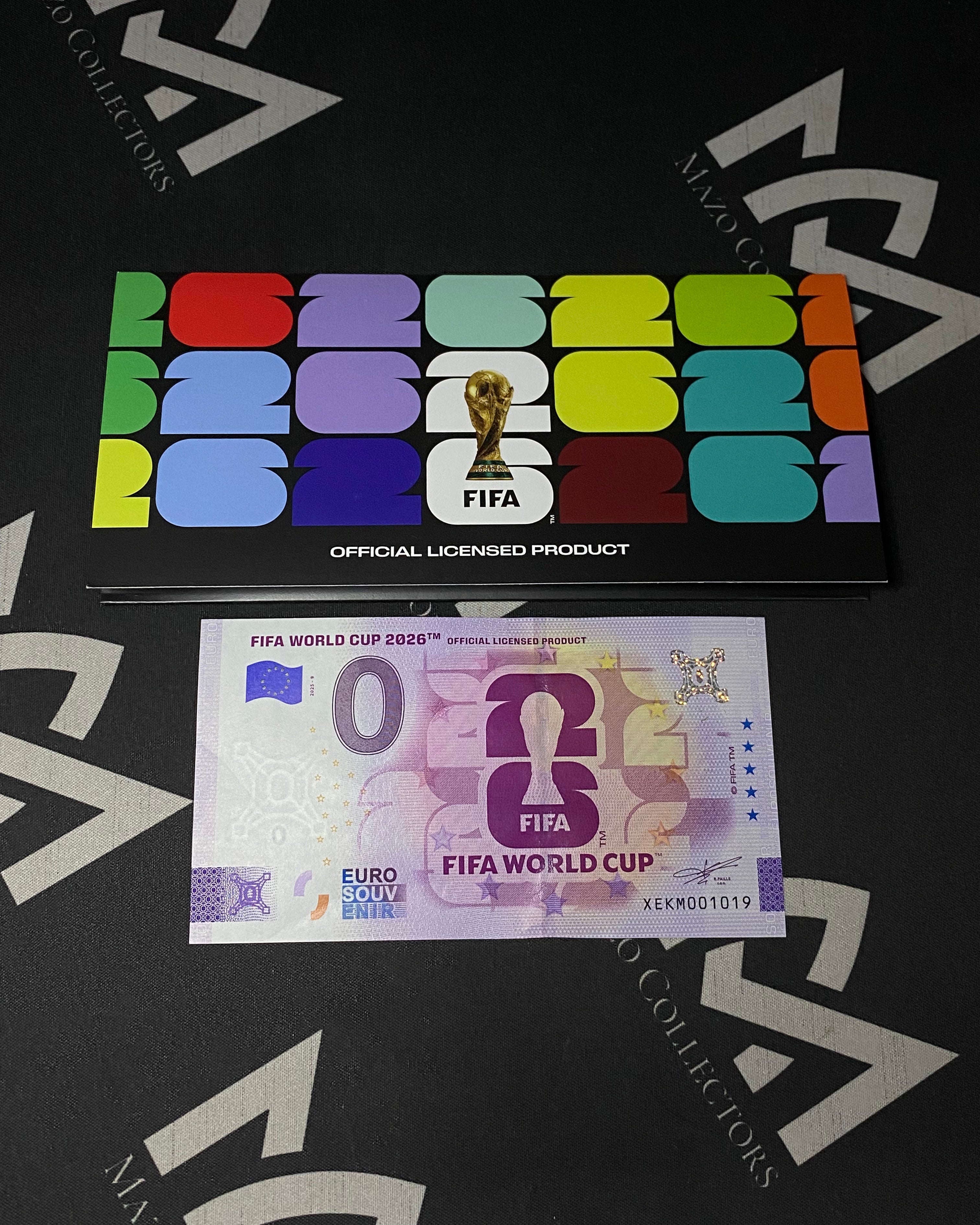 Billete Coleccionable Mundial FIFA 2026 - 0 Euro Souvenir Oficial - Producto Oficial Licenciado