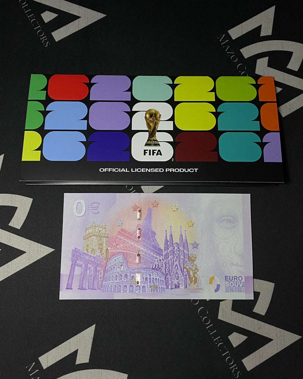Billete Coleccionable Mundial FIFA 2026 - 0 Euro Souvenir Oficial - Producto Oficial Licenciado