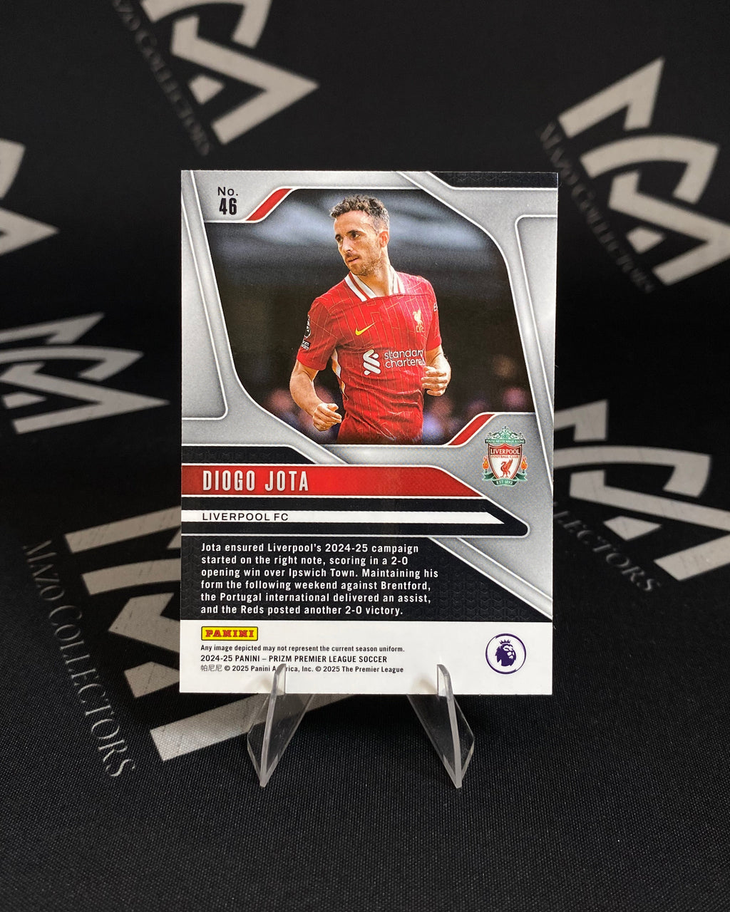 Diogo Jota - Liverpool FC - Panini Prizm 2024-25 (Leer Descripcion)