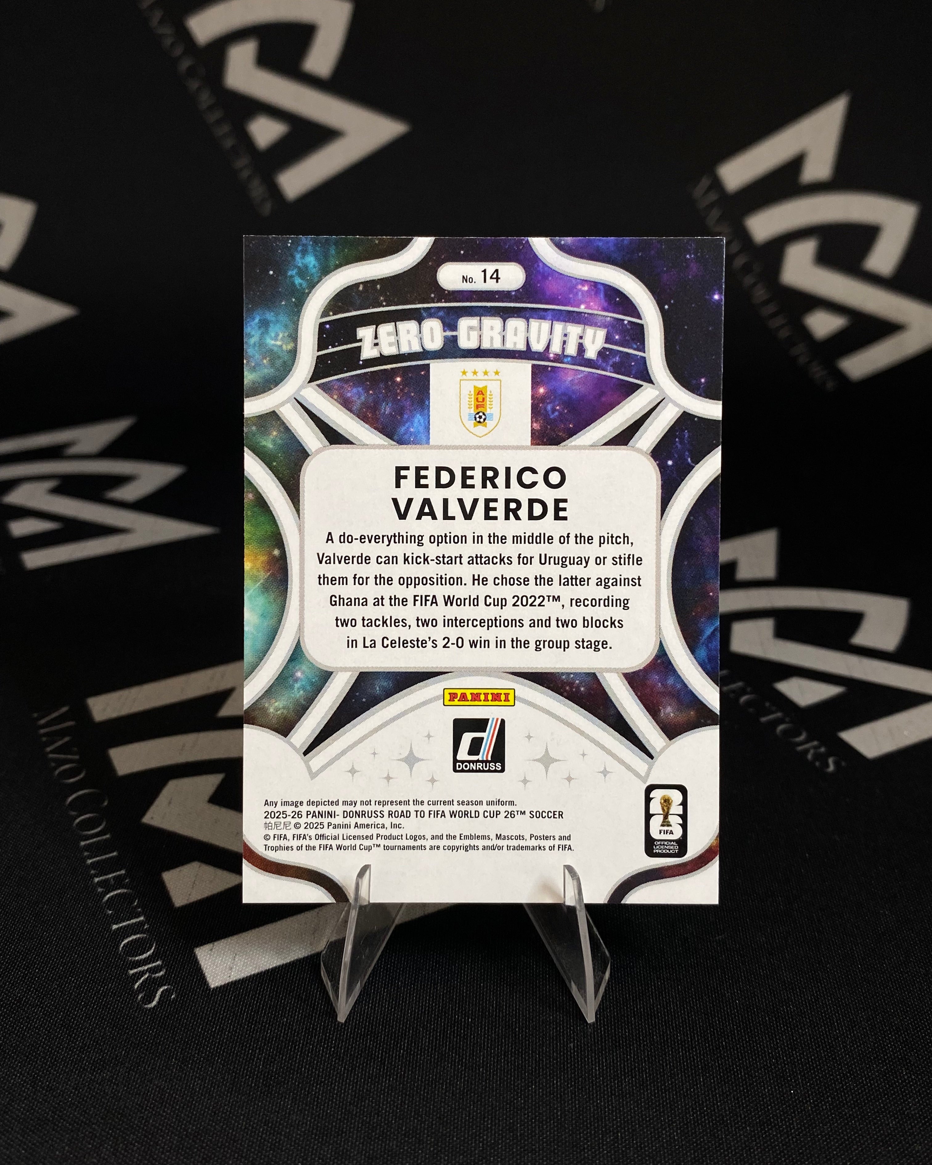 Federico Valverde - Zero Gravity Uruguay - Donruss Road to Wolrd Cup 2026