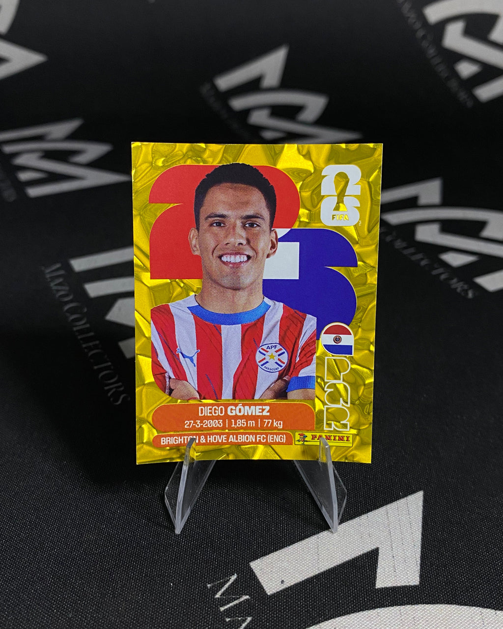 Sticker DORADO de Diego Gomez - Panini FIFA 2026 - Paraguay