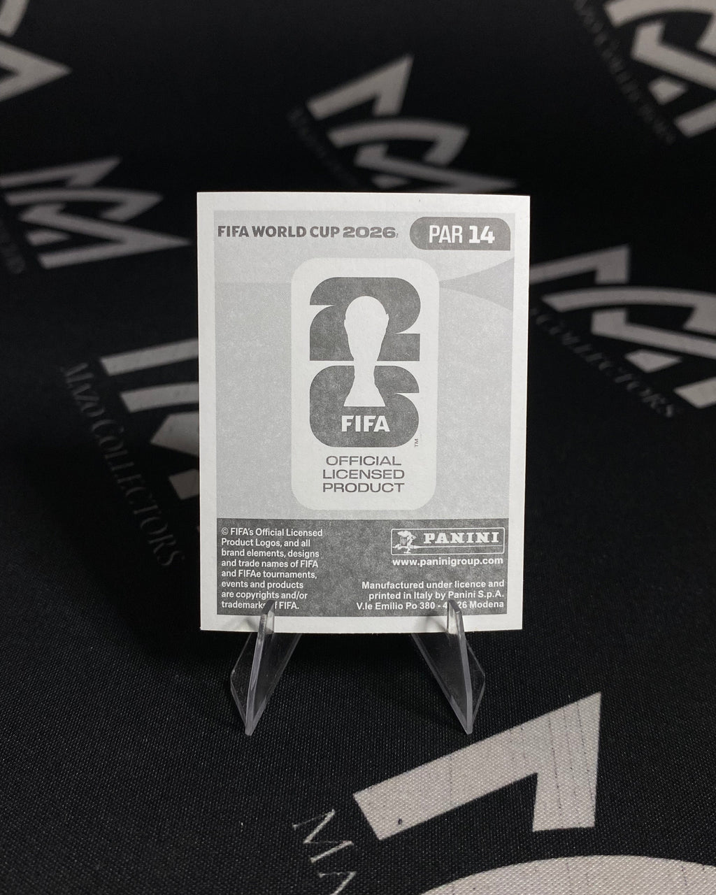 Sticker DORADO de Matias Galarza - Panini FIFA 2026 - Paraguay