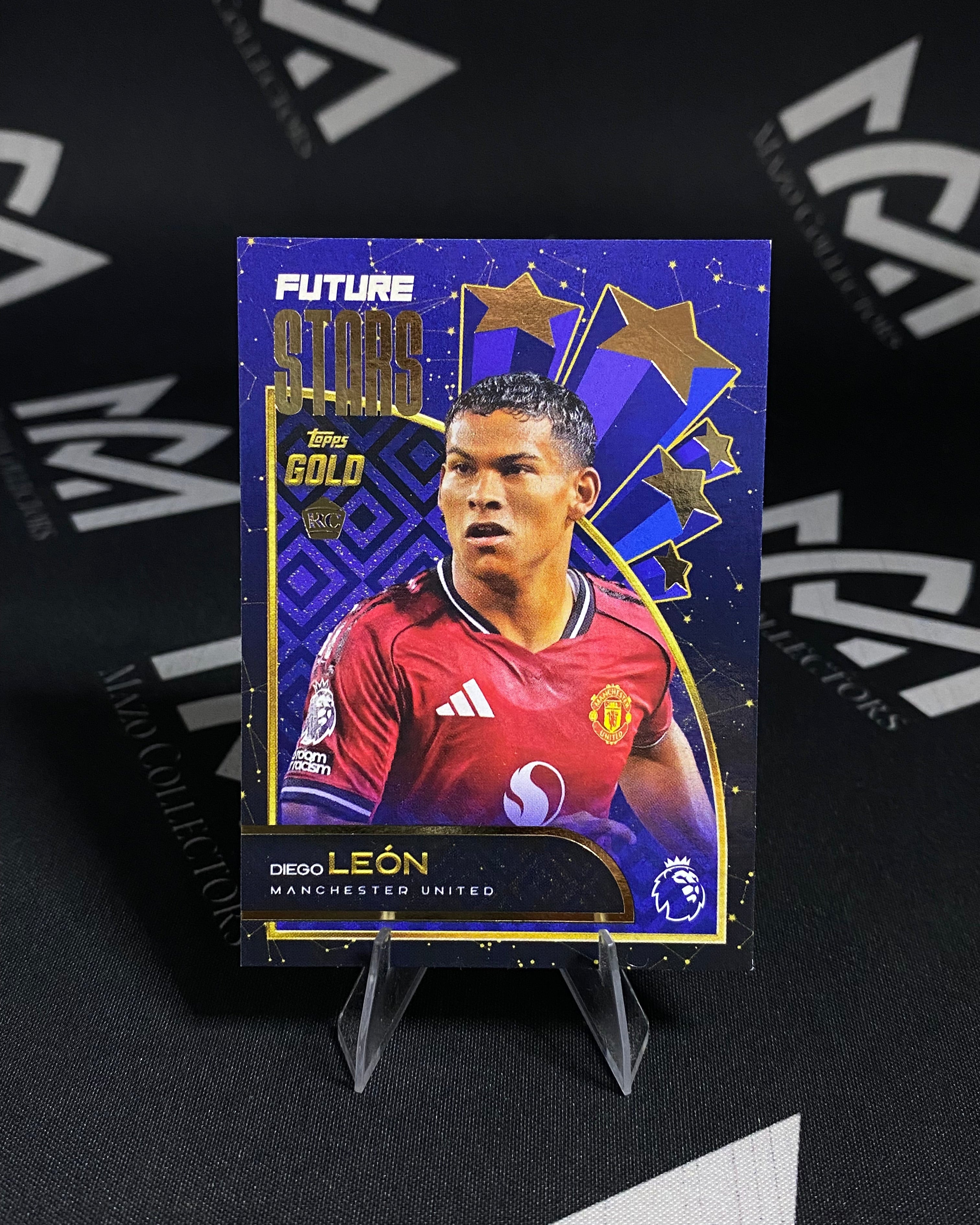 Diego León - Topps Gold Future Stars (Manchester United) - Rookie Card RC