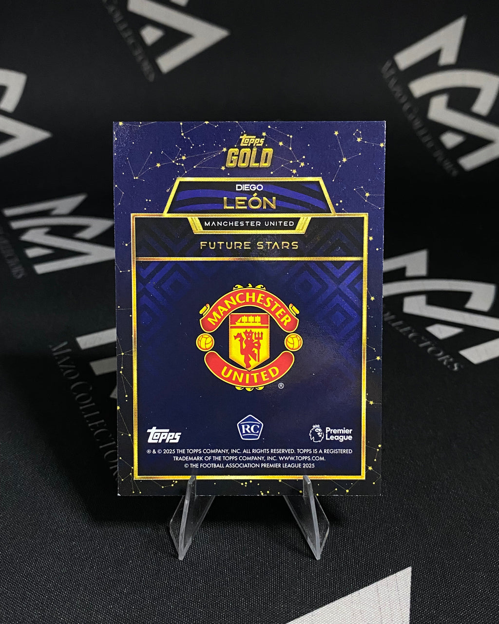 Diego León - Topps Gold Future Stars (Manchester United) - Rookie Card RC