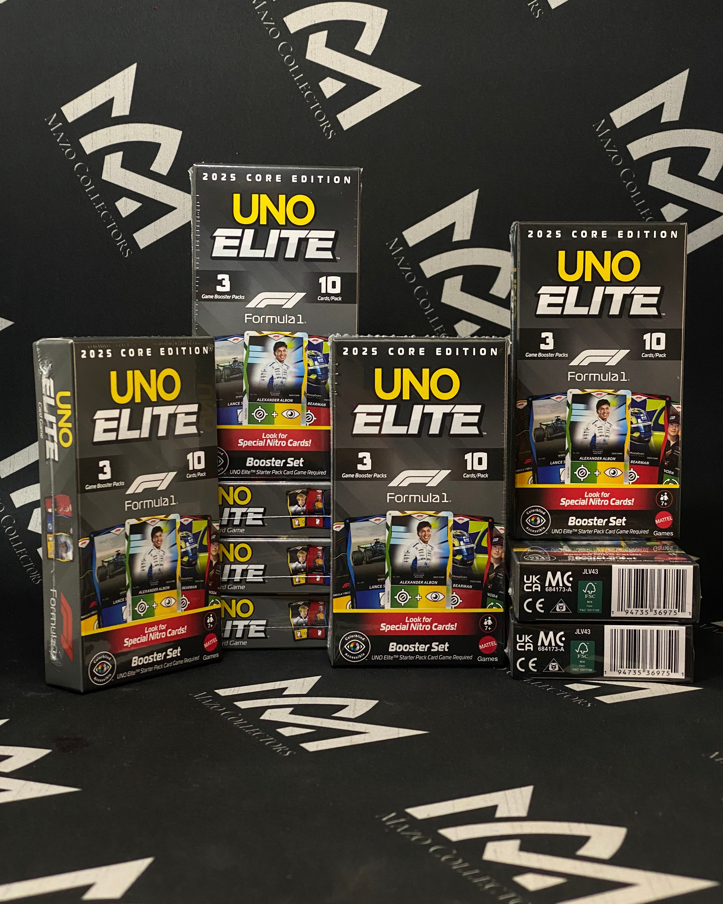 UNO Elite Formula 1 2025 – Booster Set | 3 Packs