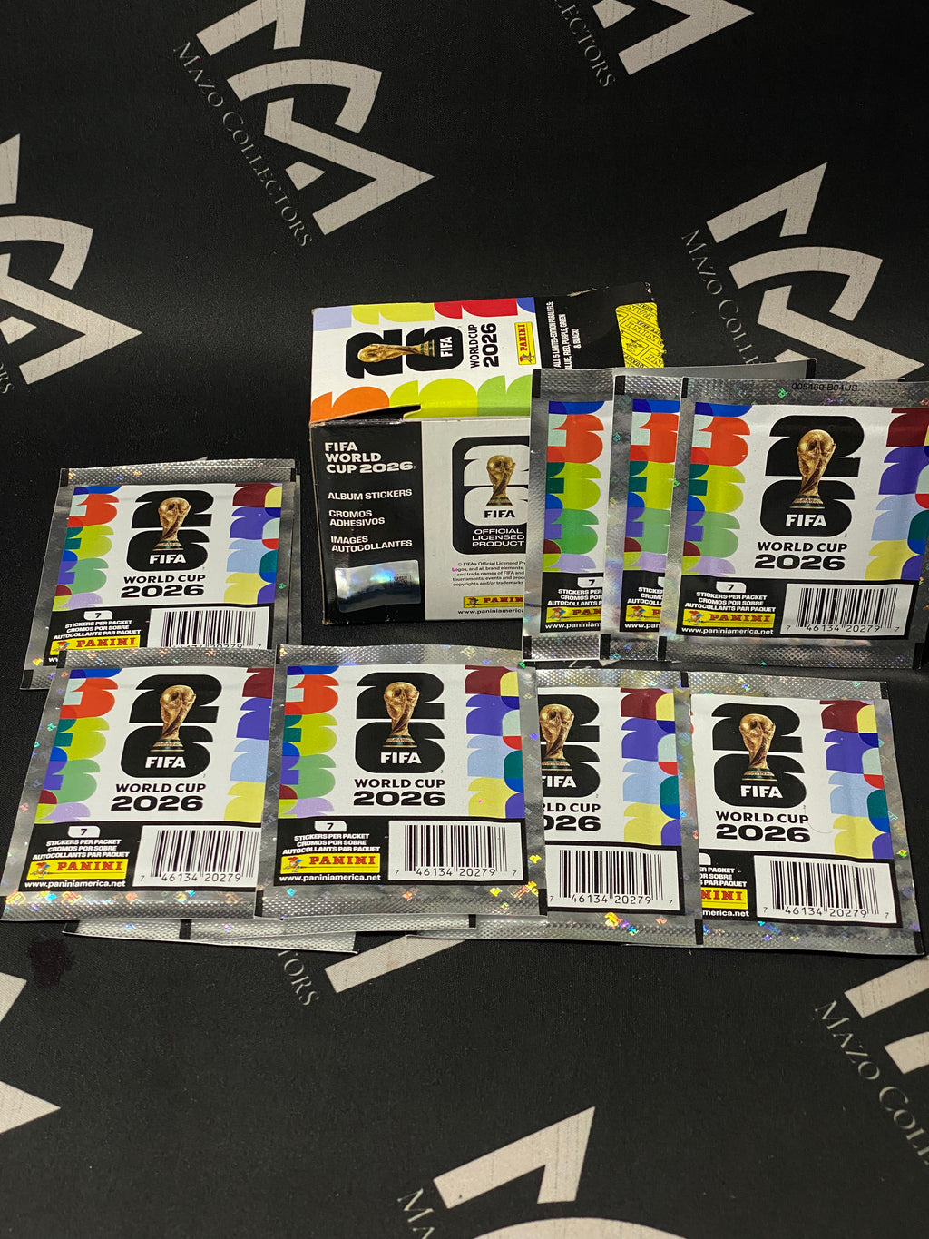 Sobre Version USA (Estados Unidos) Panini FIFA World Cup 2026 – 7 Figuritas