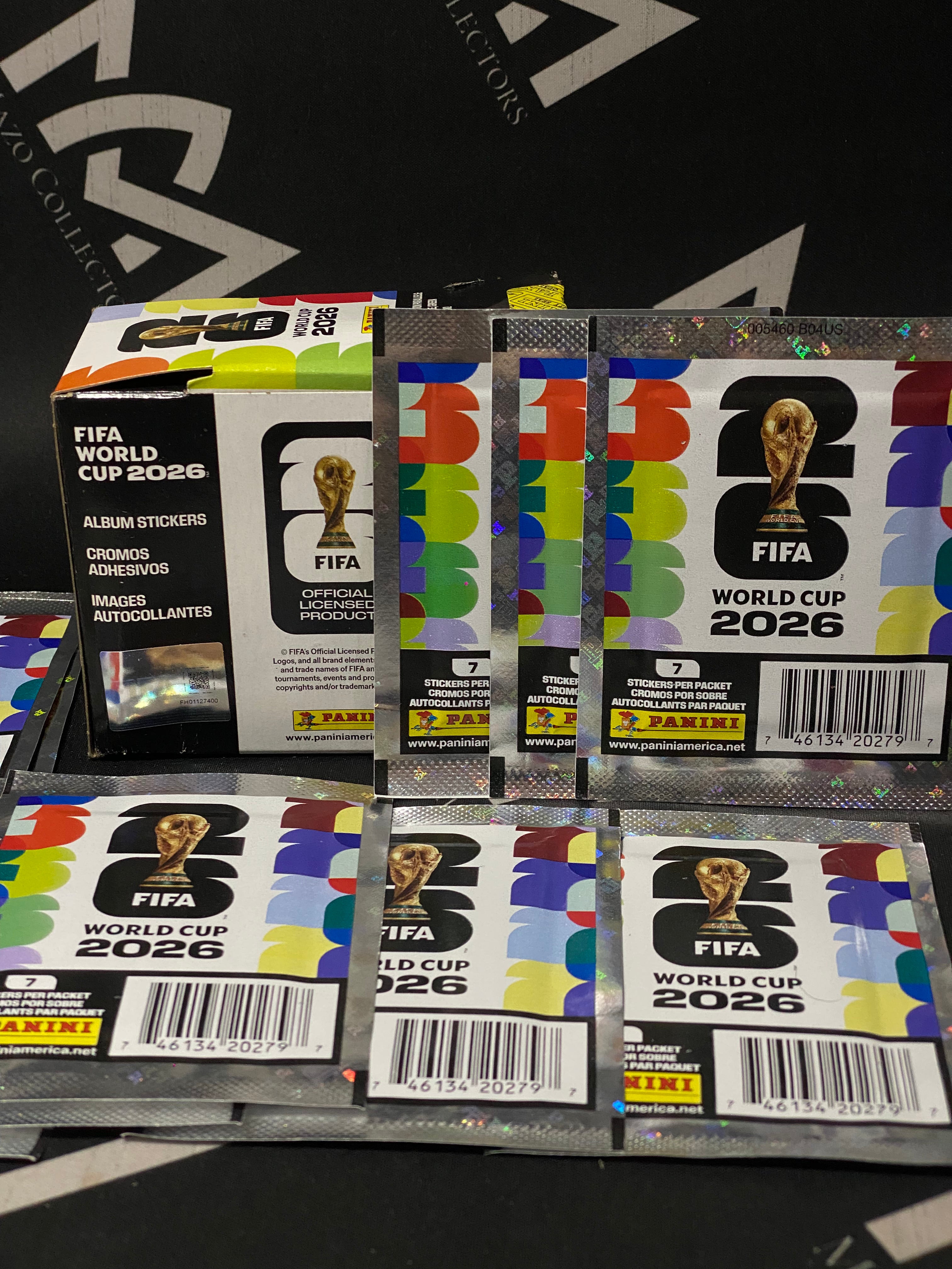 Sobre Version USA (Estados Unidos) Panini FIFA World Cup 2026 – 7 Figuritas