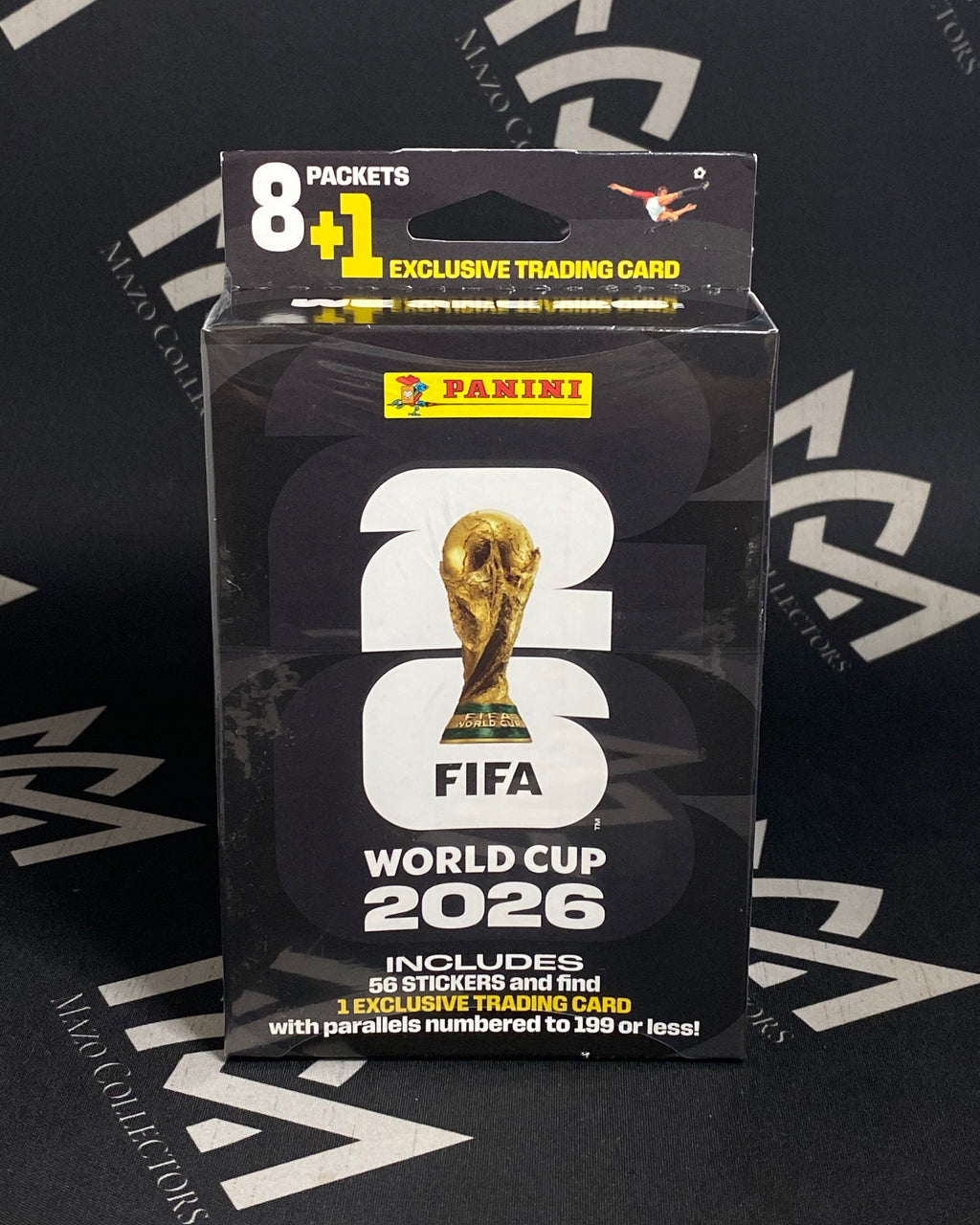 Panini FIFA World Cup 2026 - Box 8 Sobres + 1 Exclusive Trading Card